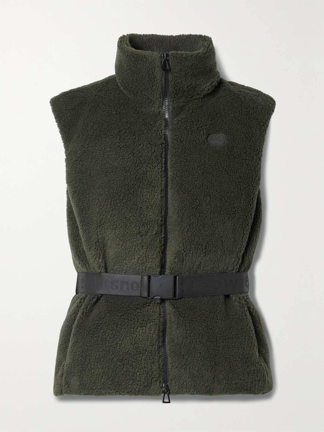 Erin Snow - + Net Sustain Nix Belted Recycled-fleece Vest - Green