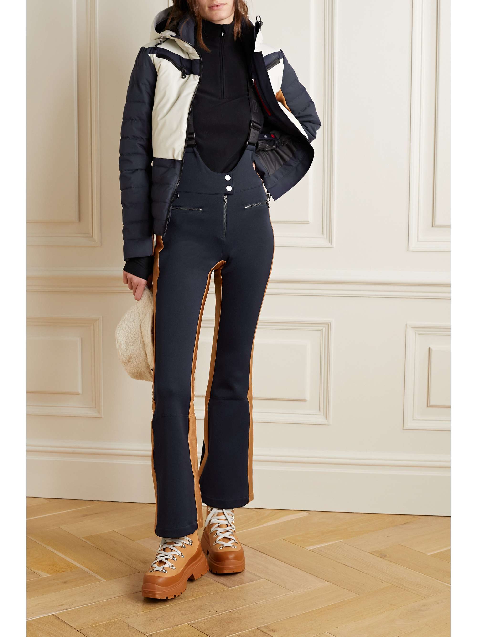 ERIN SNOW Kris striped bootcut ski pants NET A PORTER