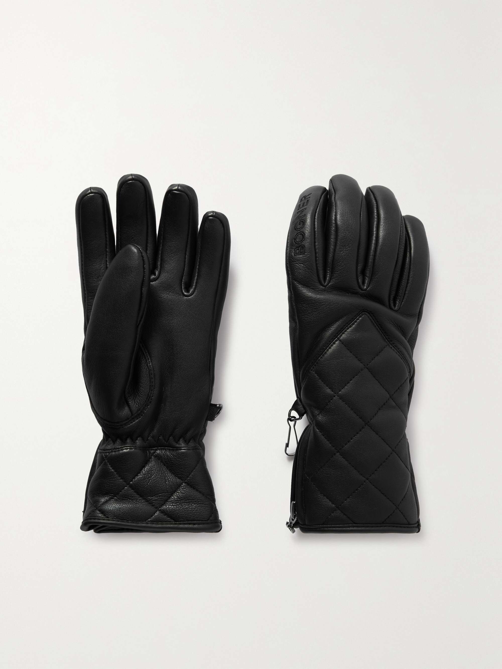 BOGNER Dana Sport quilted padded leather ski gloves