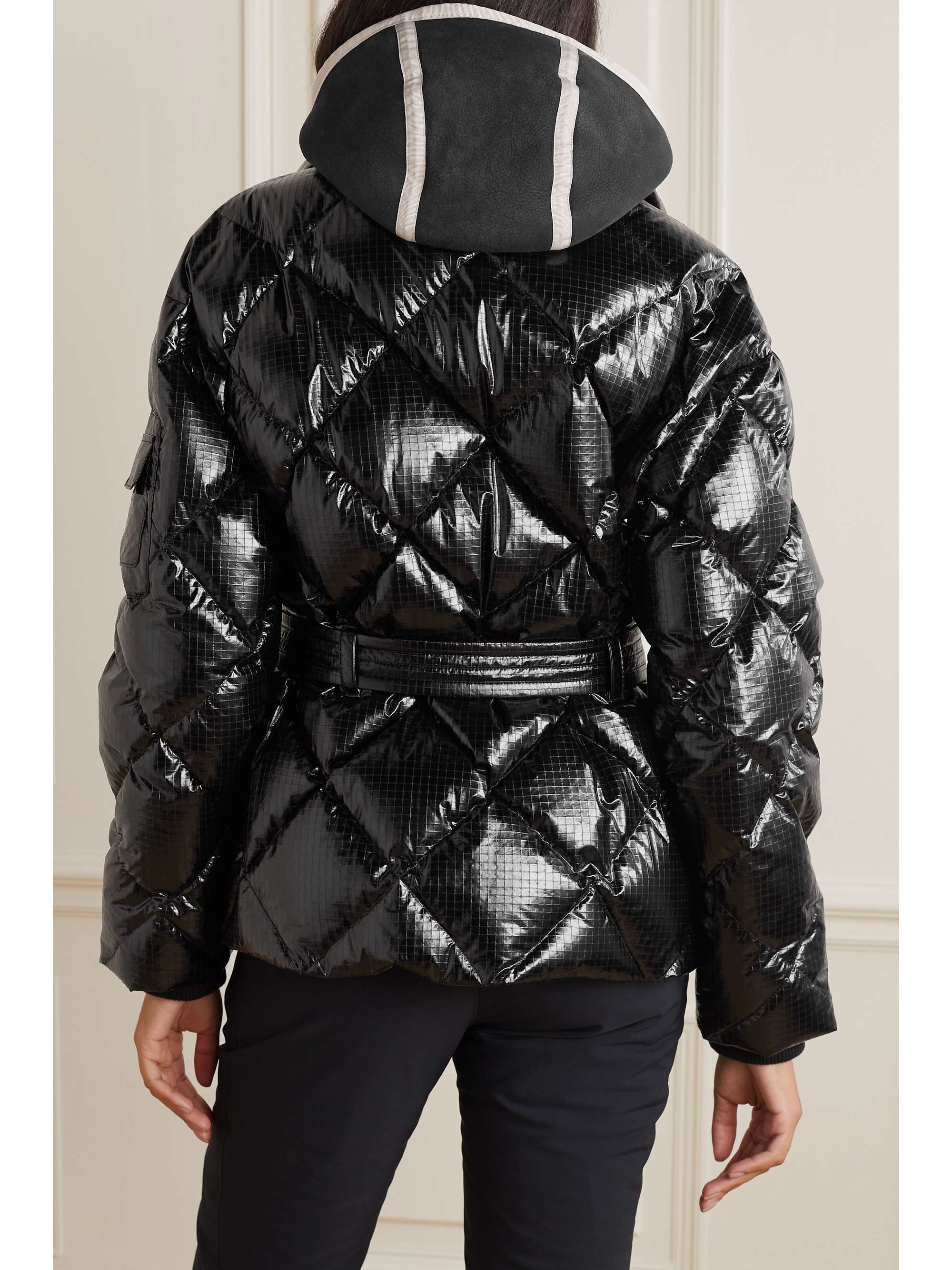 BOGNER Amara-LD belted quilted glossed-ripstop down ski jacket