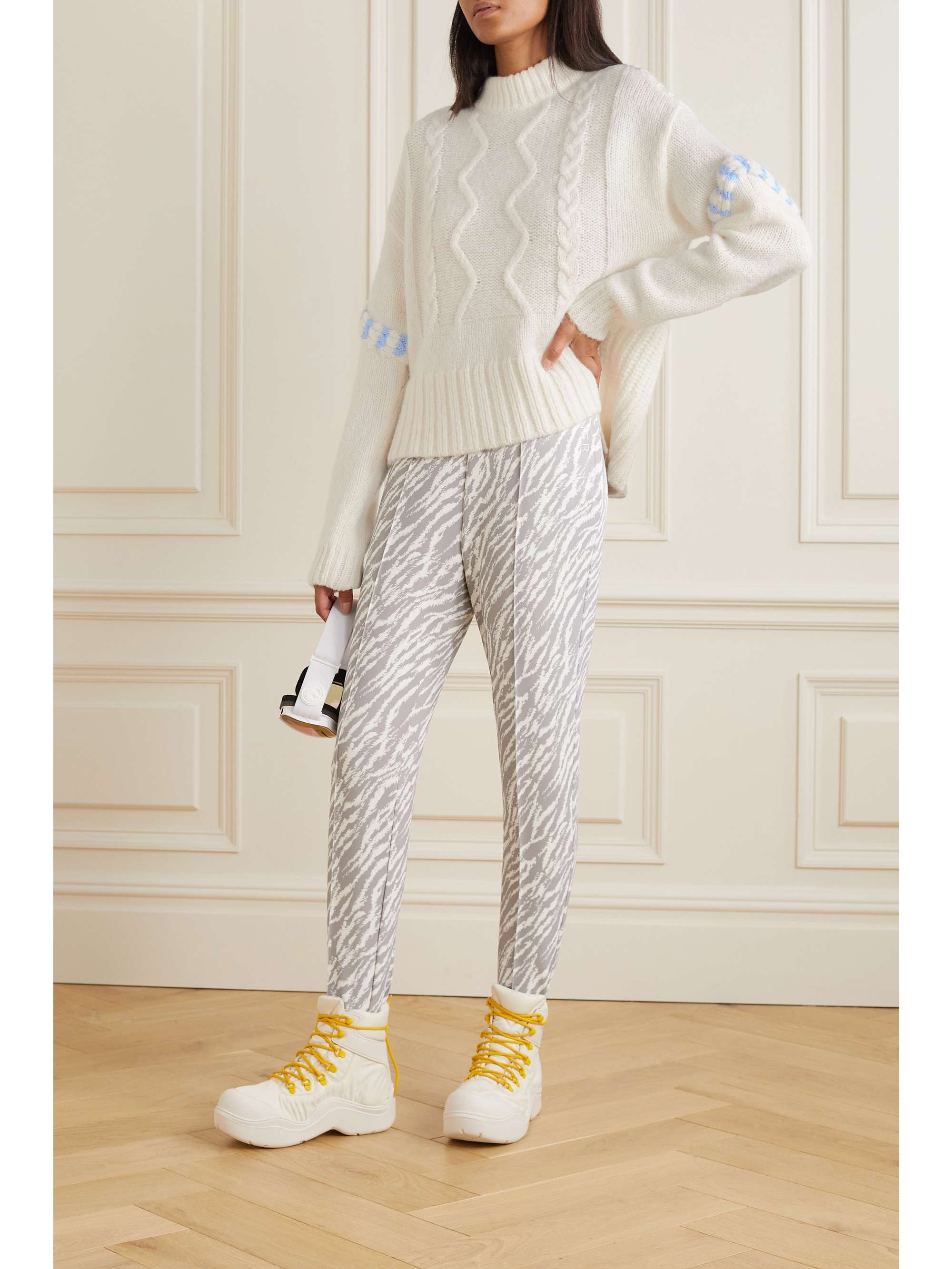 BOGNER Rike cable-knit alpaca and wool-blend sweater