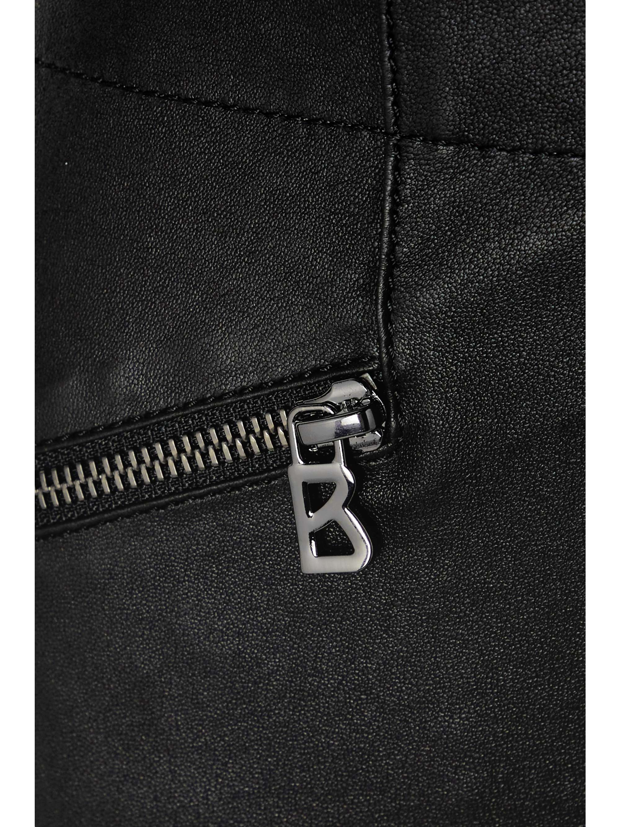 BOGNER Jumi-L paneled leather stirrup ski pants