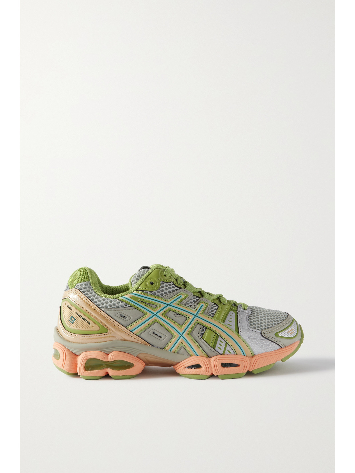 Asics Green Kiko Kostadinov Studio Edition Ub3-s Gel-nimbus 9 Sneakers In Green