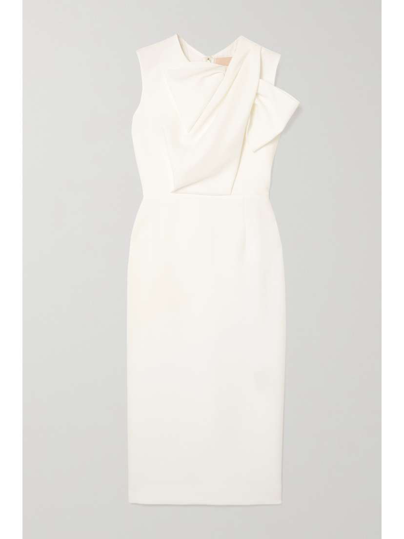 Roksanda Bow-detailed Crepe Dress -  - UK 16