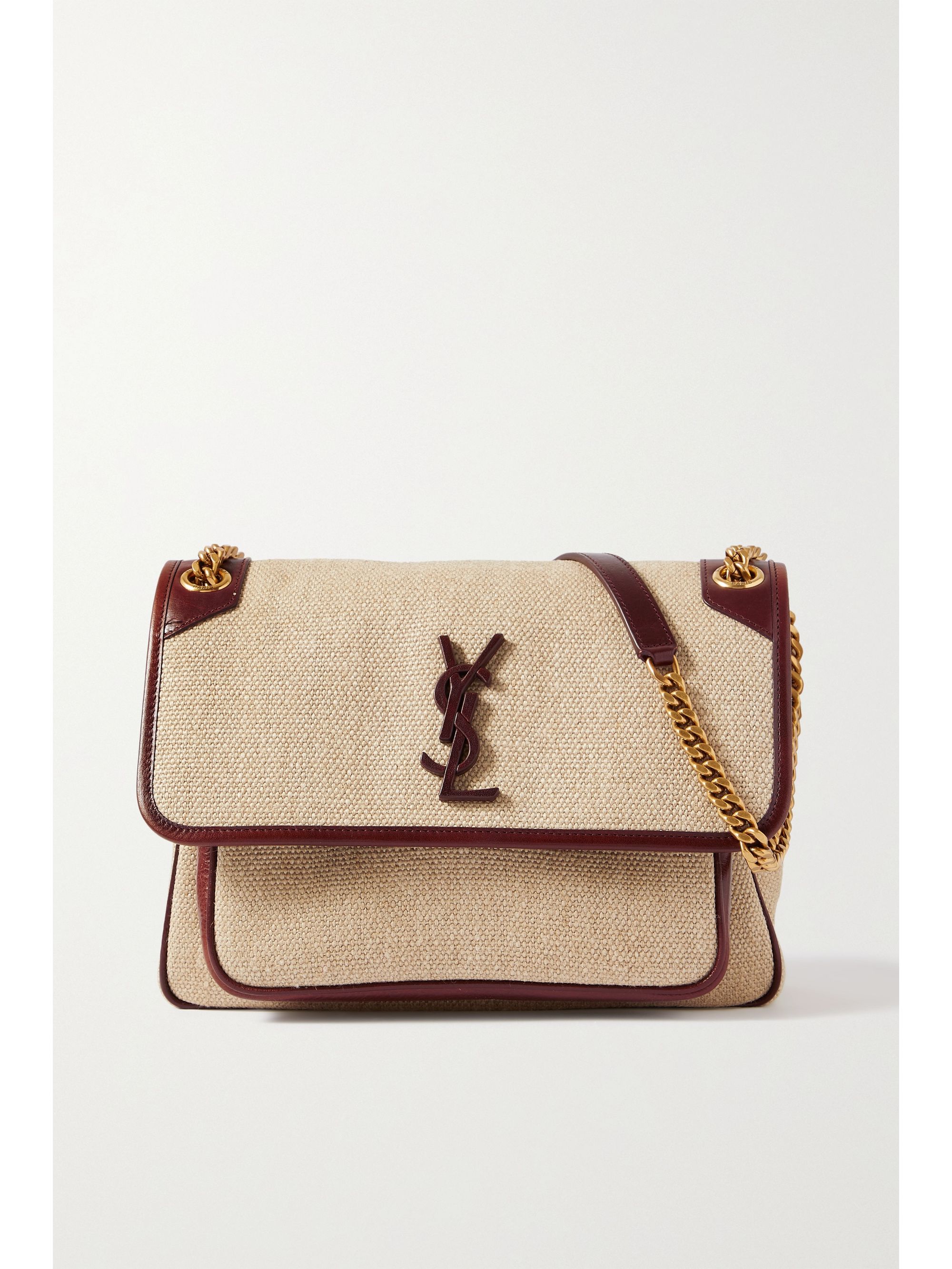 Saint laurent canvas pouch hotsell
