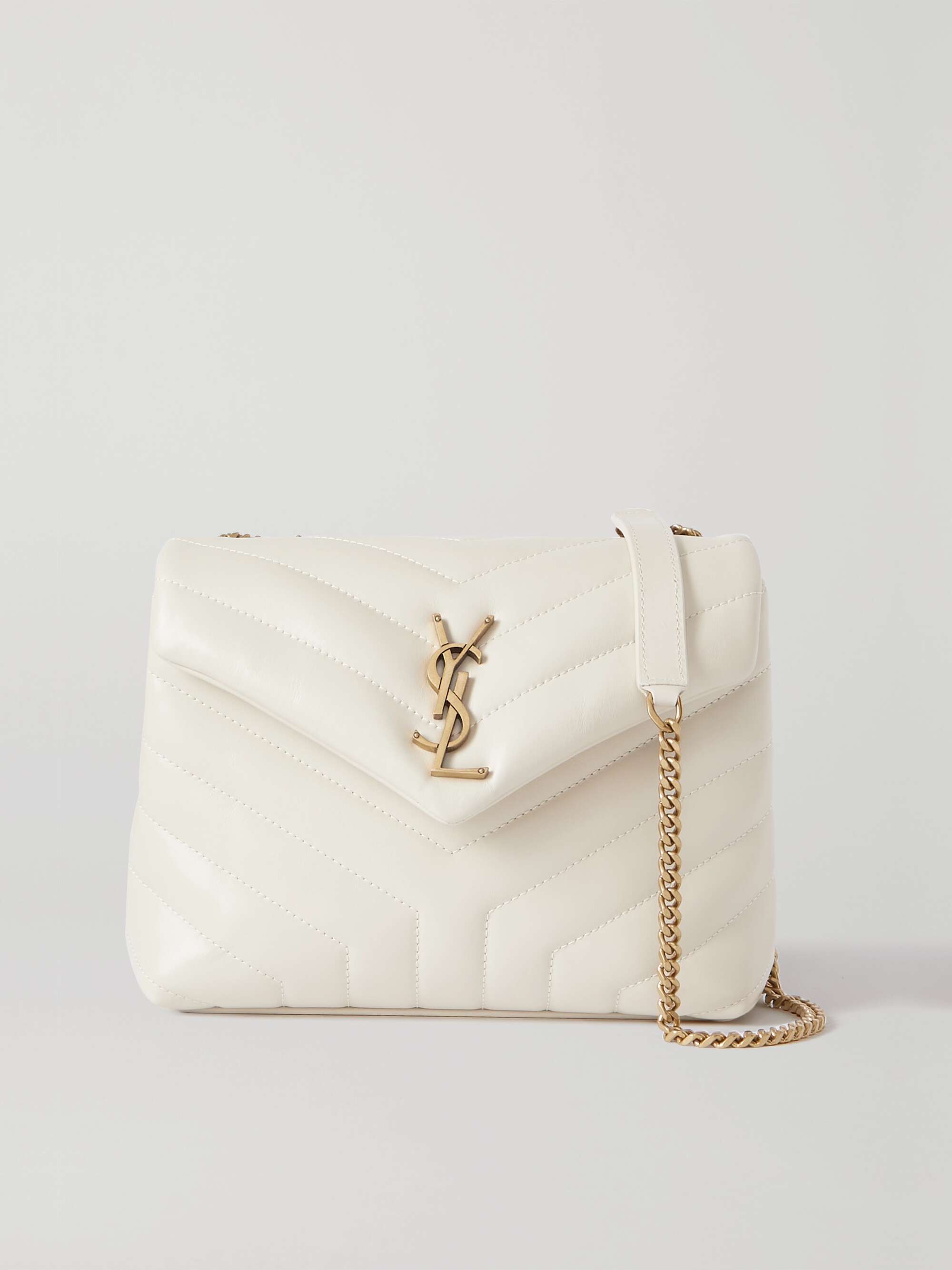 SAINT LAURENT Loulou small quilted leather shoulder bag