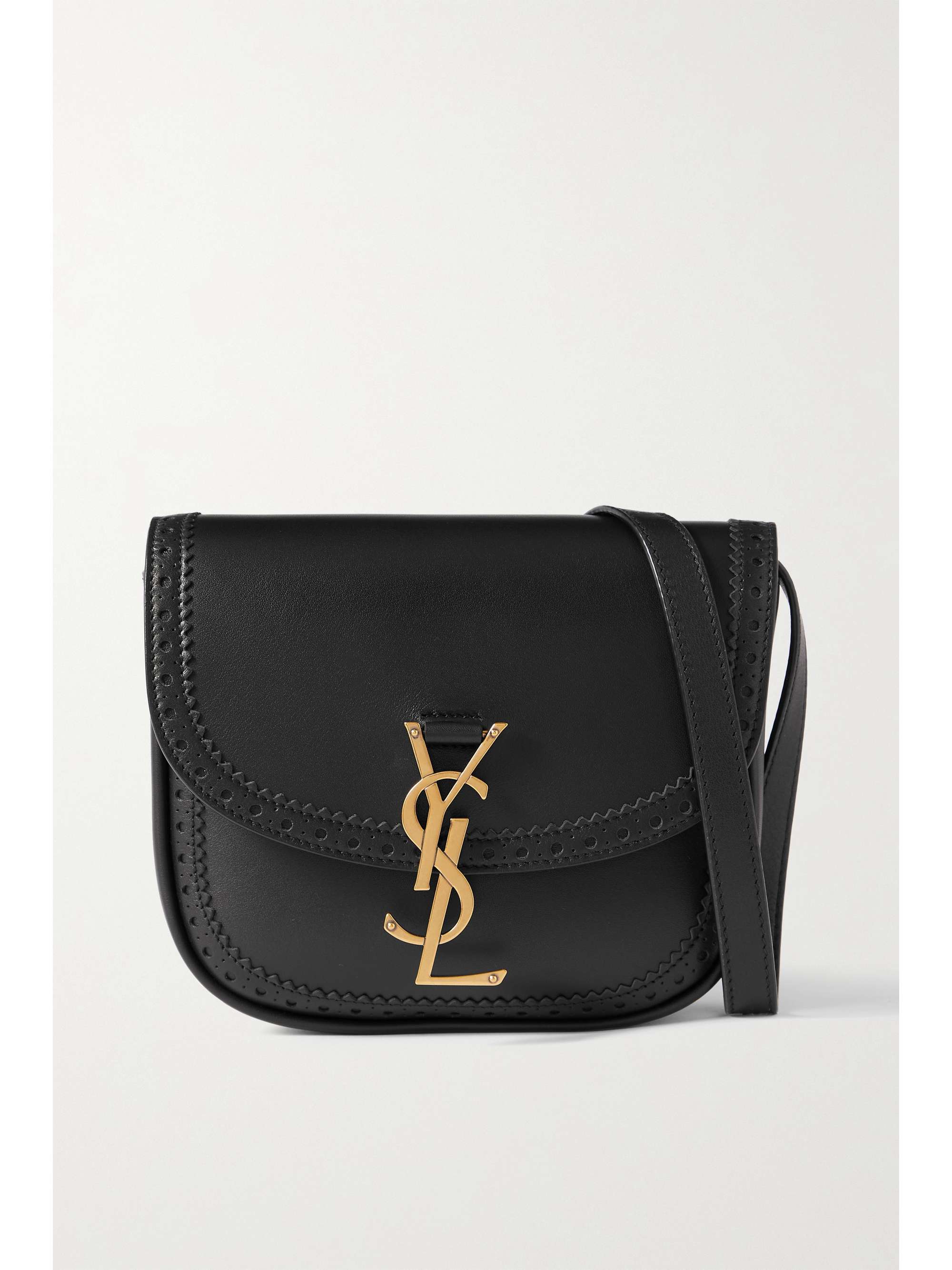 perforated leather bag