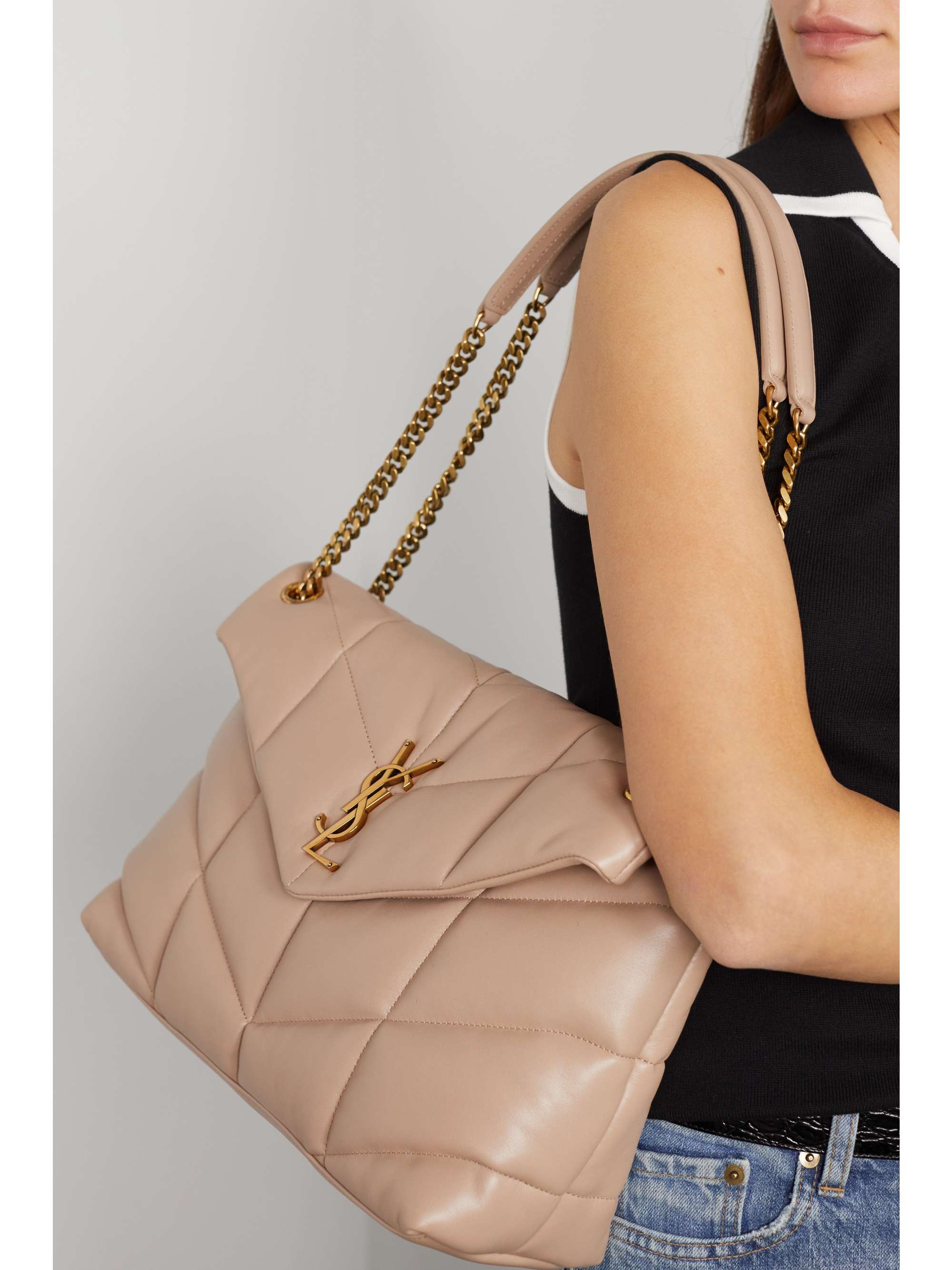 saint laurent loulou beige