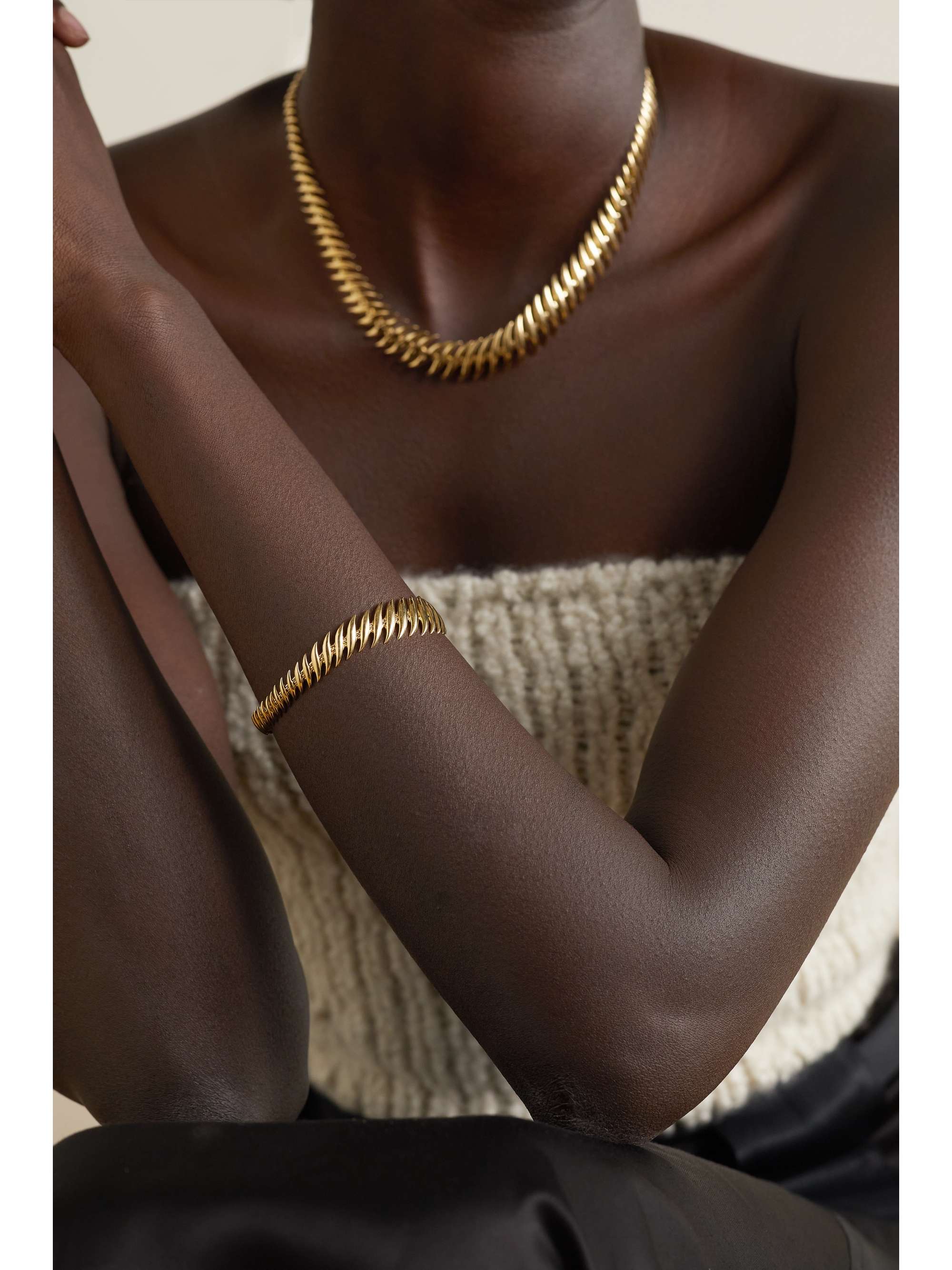 FERNANDO JORGE Flame 18-karat gold bracelet