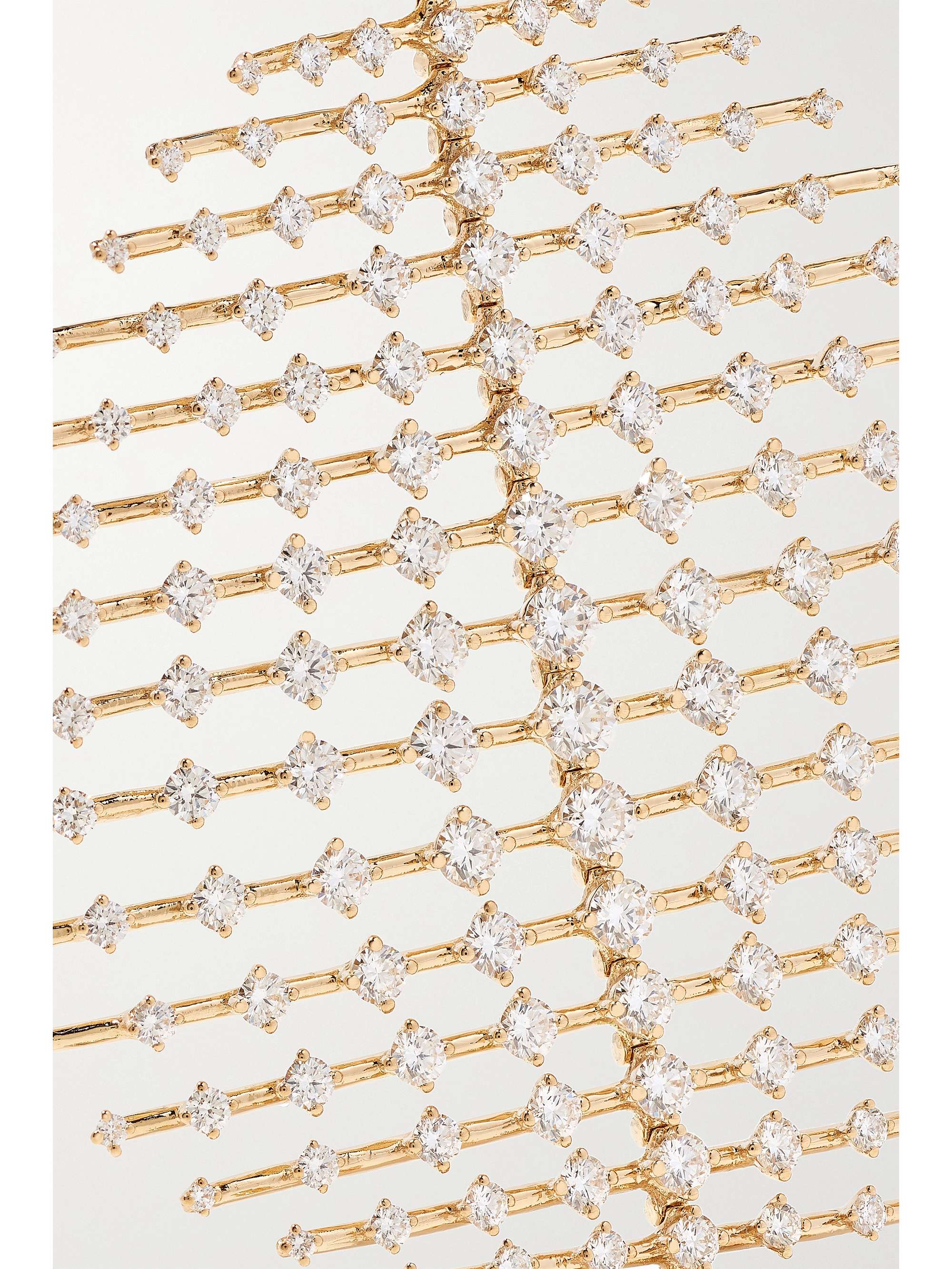 FERNANDO JORGE Disco 18-karat gold diamond earrings