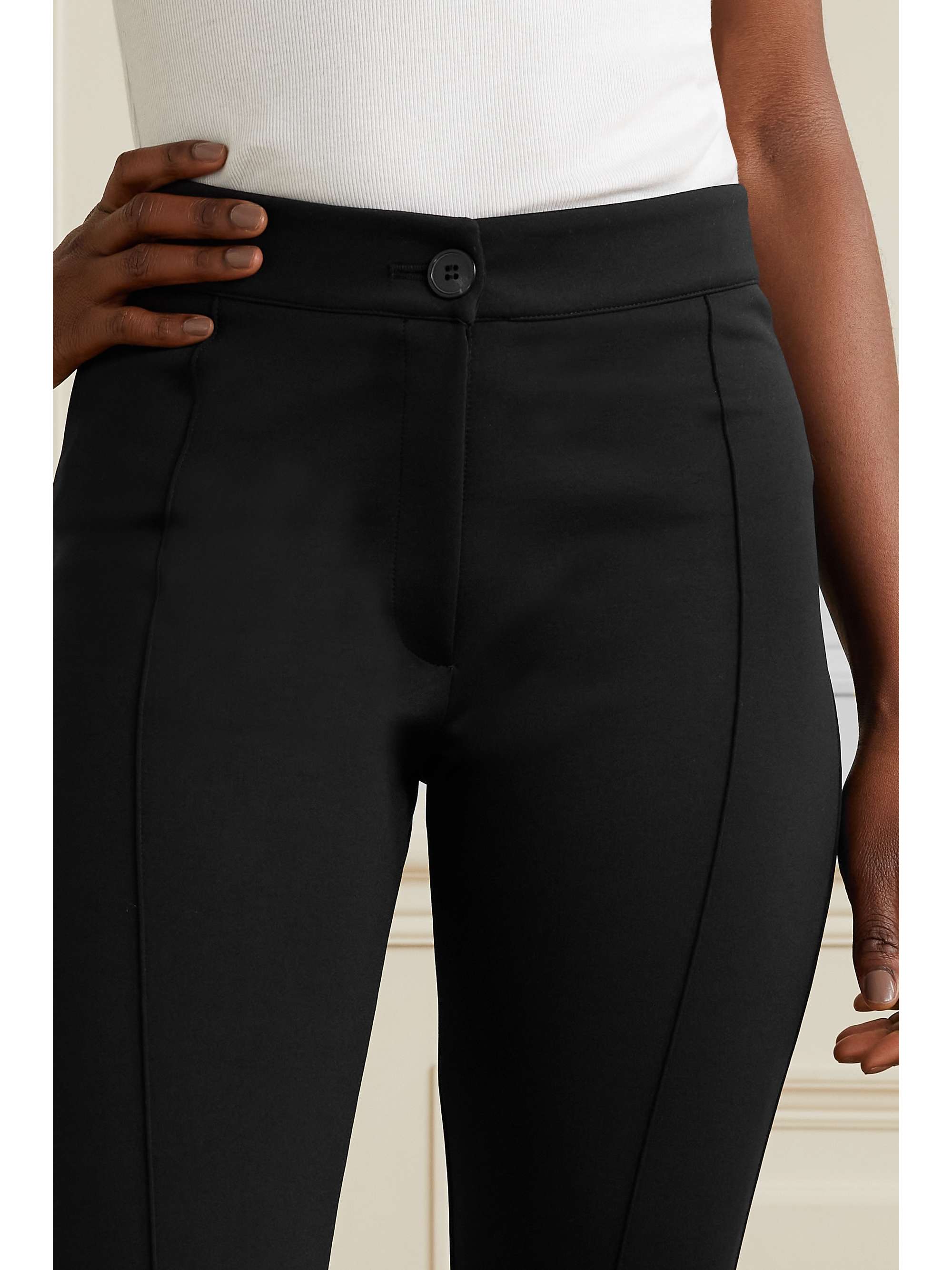 + NET SUSTAIN stretch-scuba flared pants