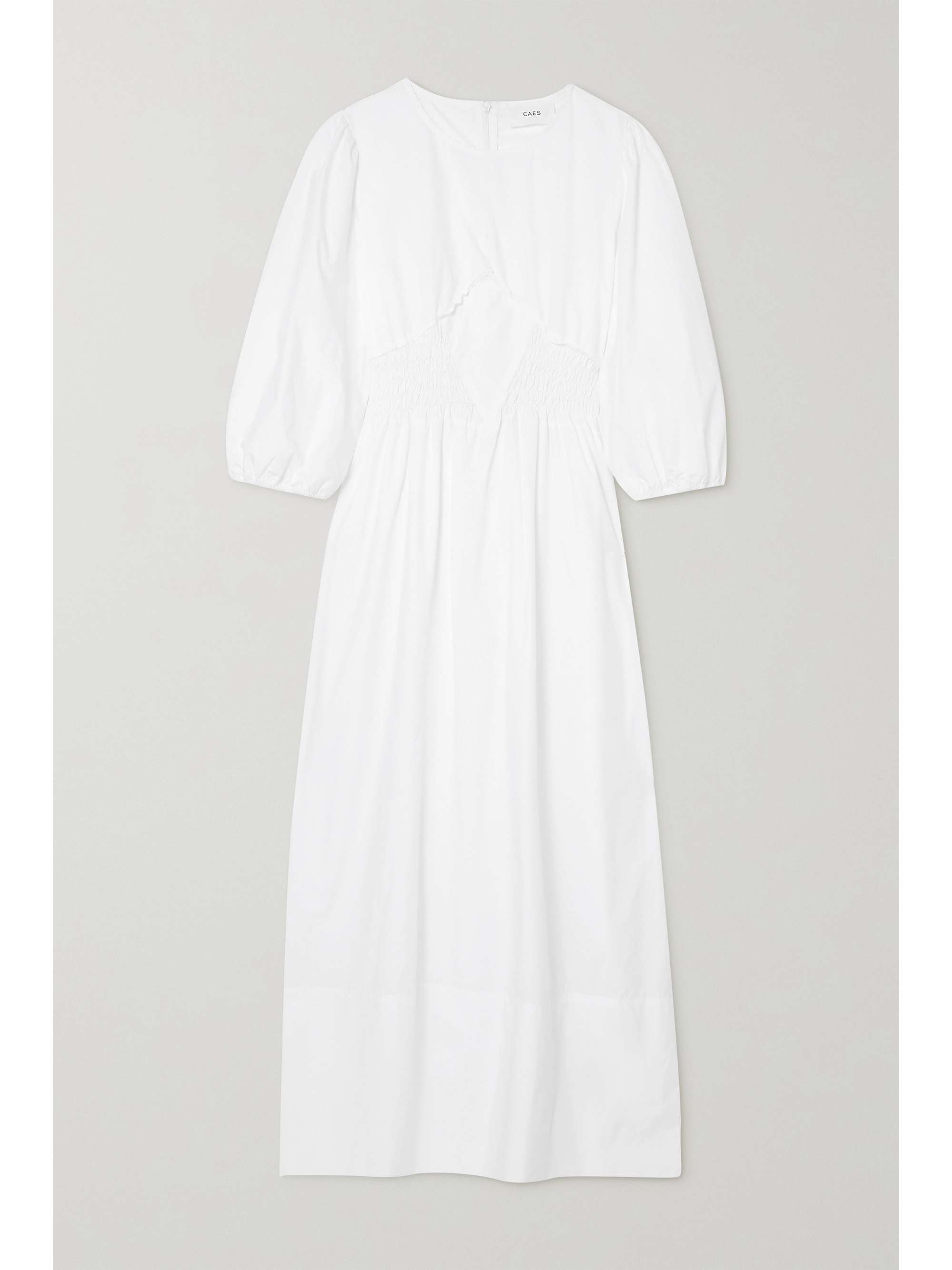 NET SUSTAIN shirred Lyocell and cotton 