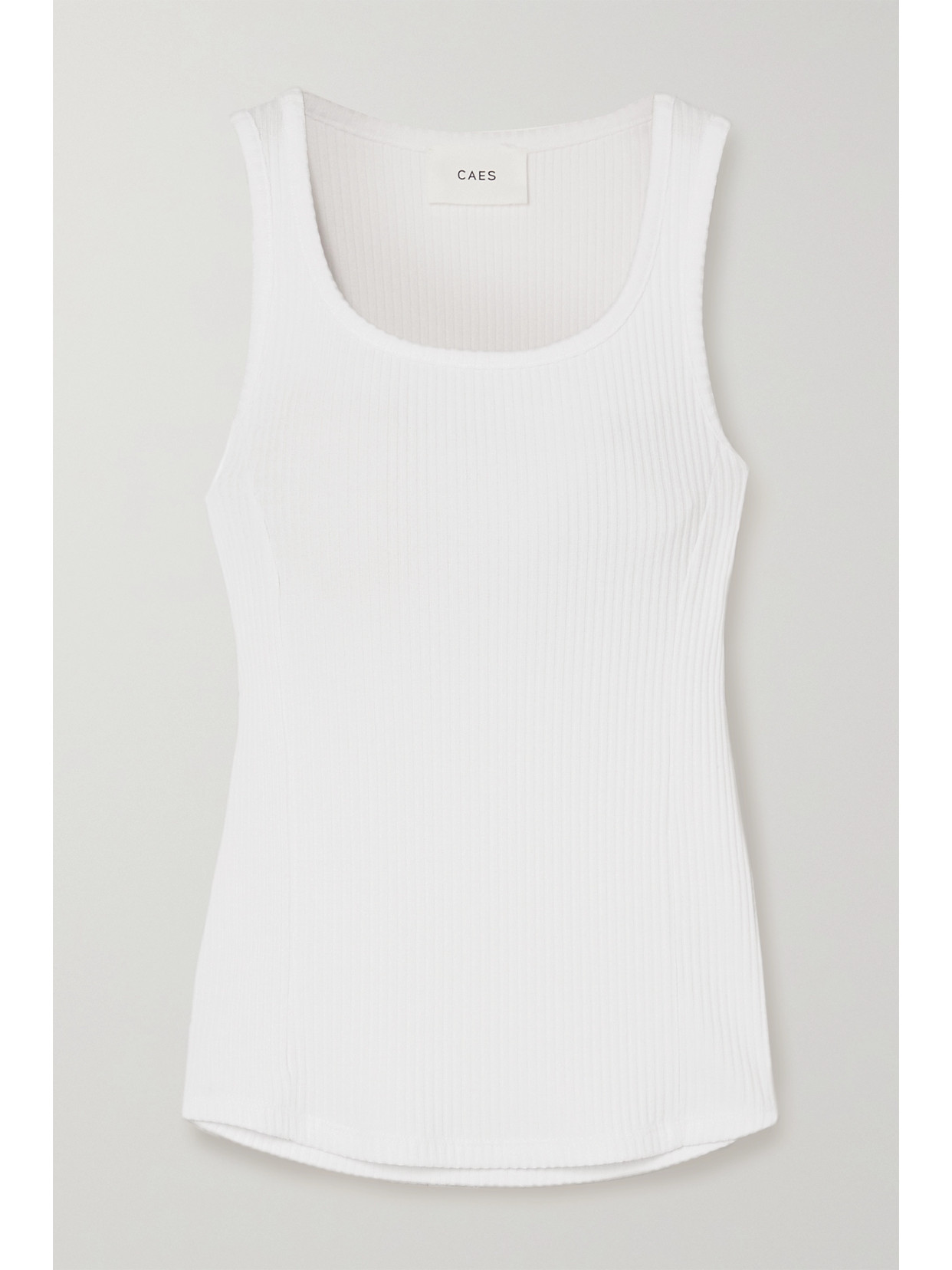 CAES + NET SUSTAIN RIBBED STRETCH-JERSEY TANK