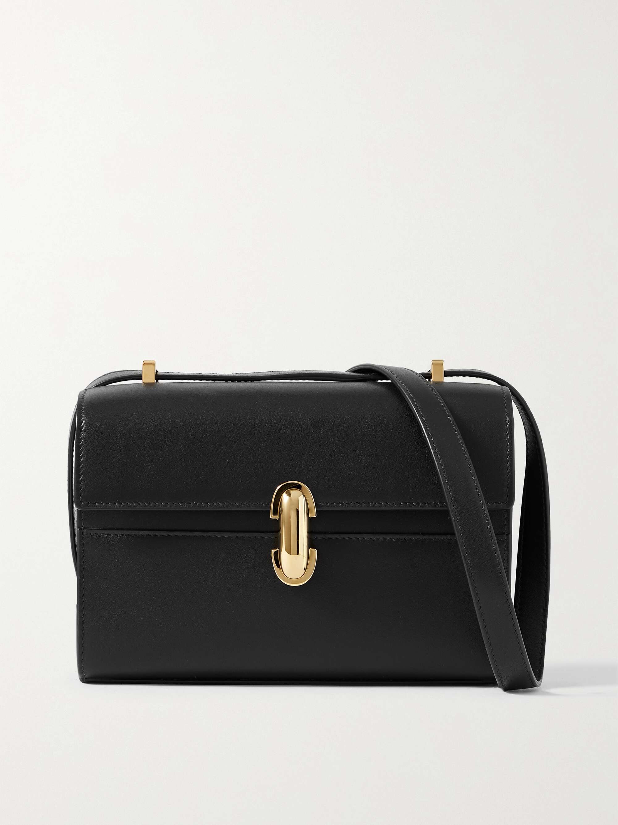 SAVETTE Symmetry 19 leather shoulder bag | NET-A-PORTER