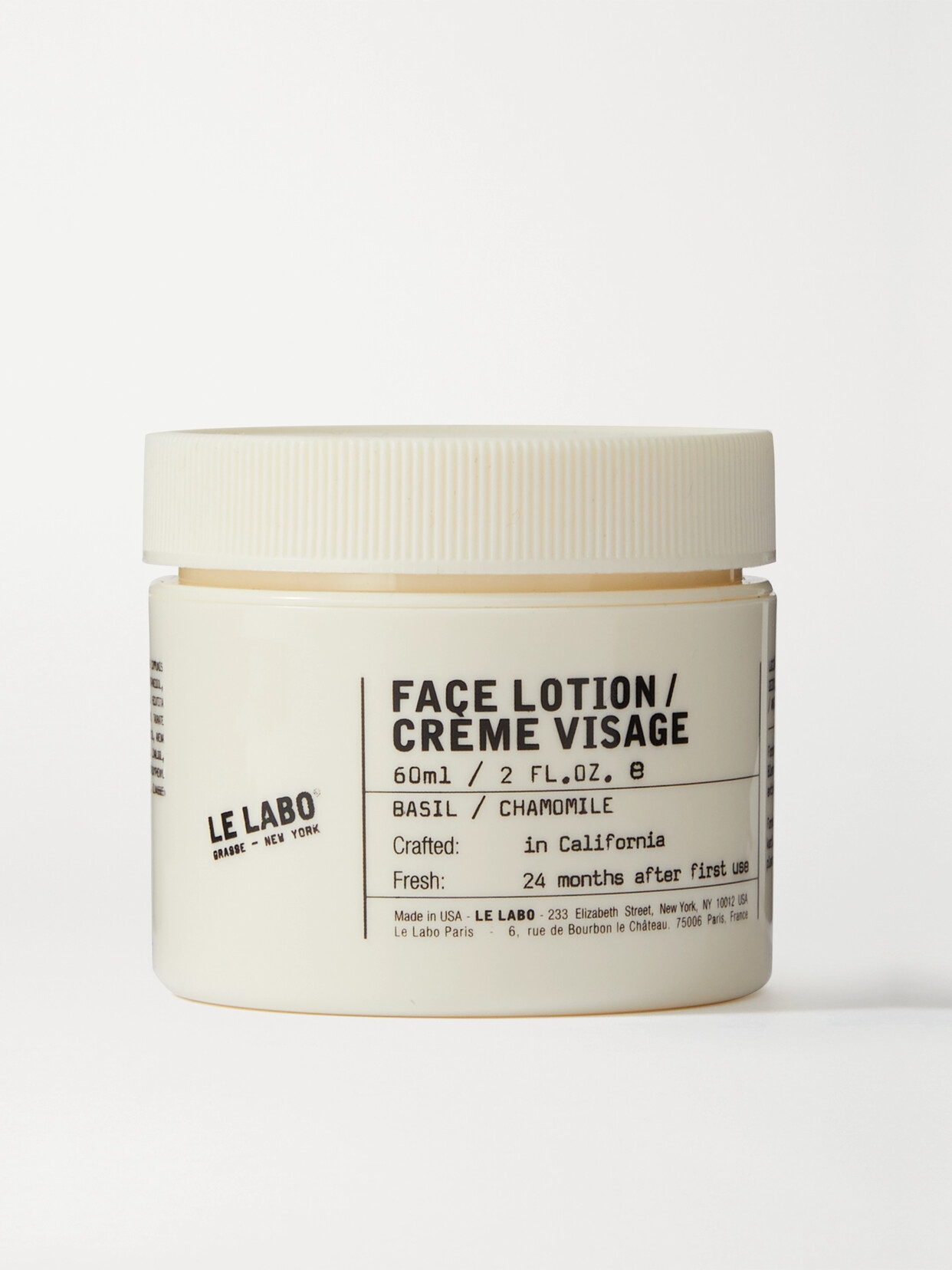 Le Labo Basil Face Lotion 60ml In Colorless