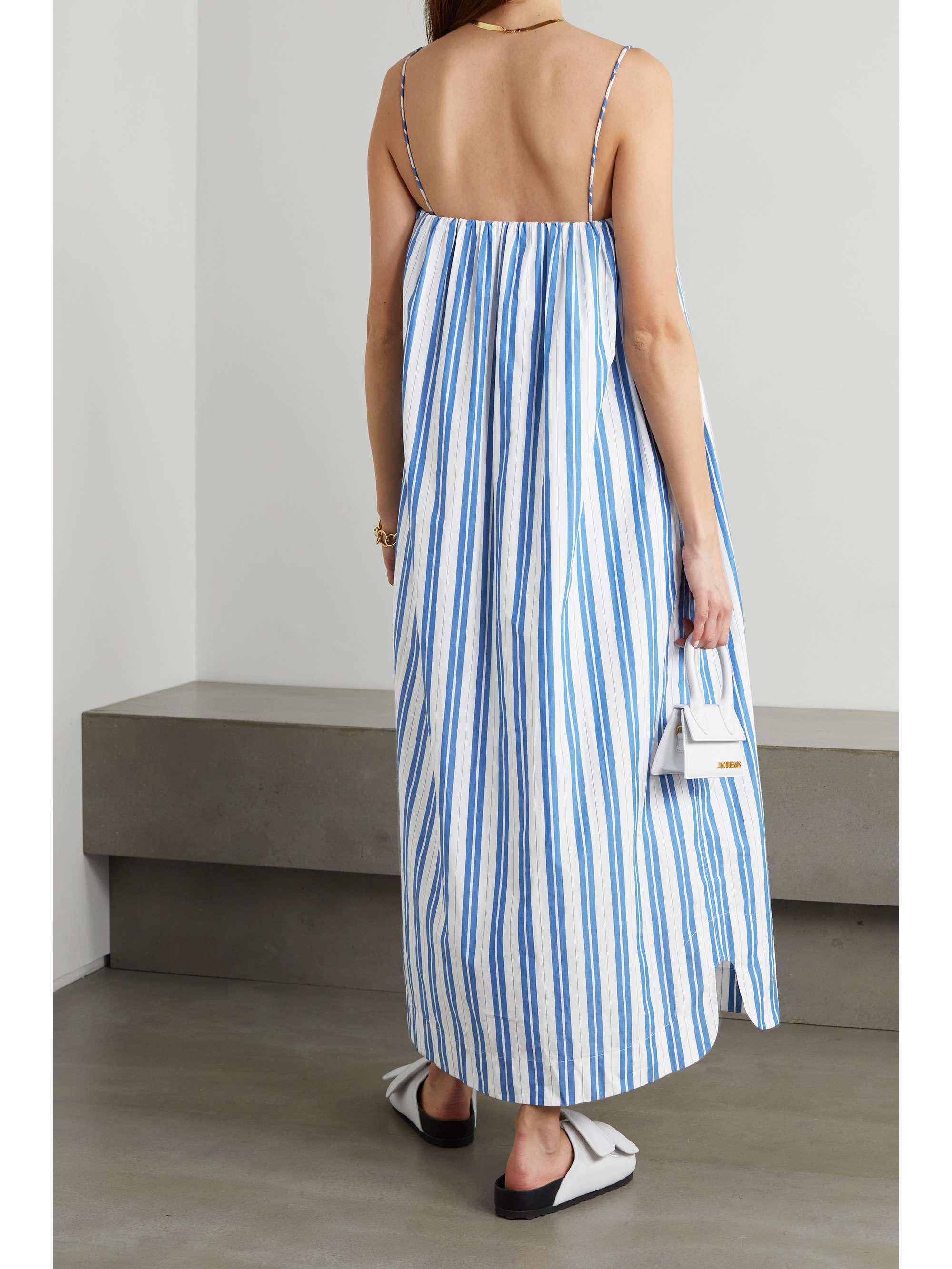 ganni cotton dress