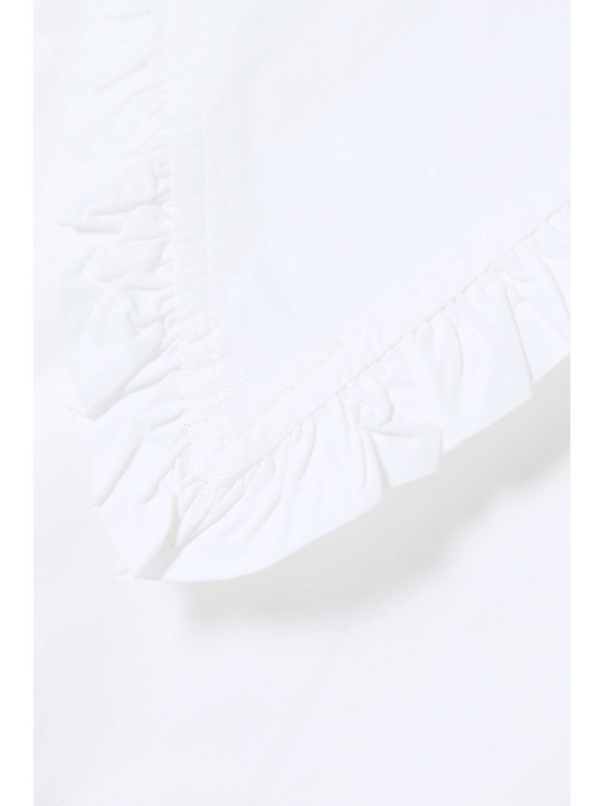 GANNI + NET SUSTAIN ruffled organic cotton-poplin blouse