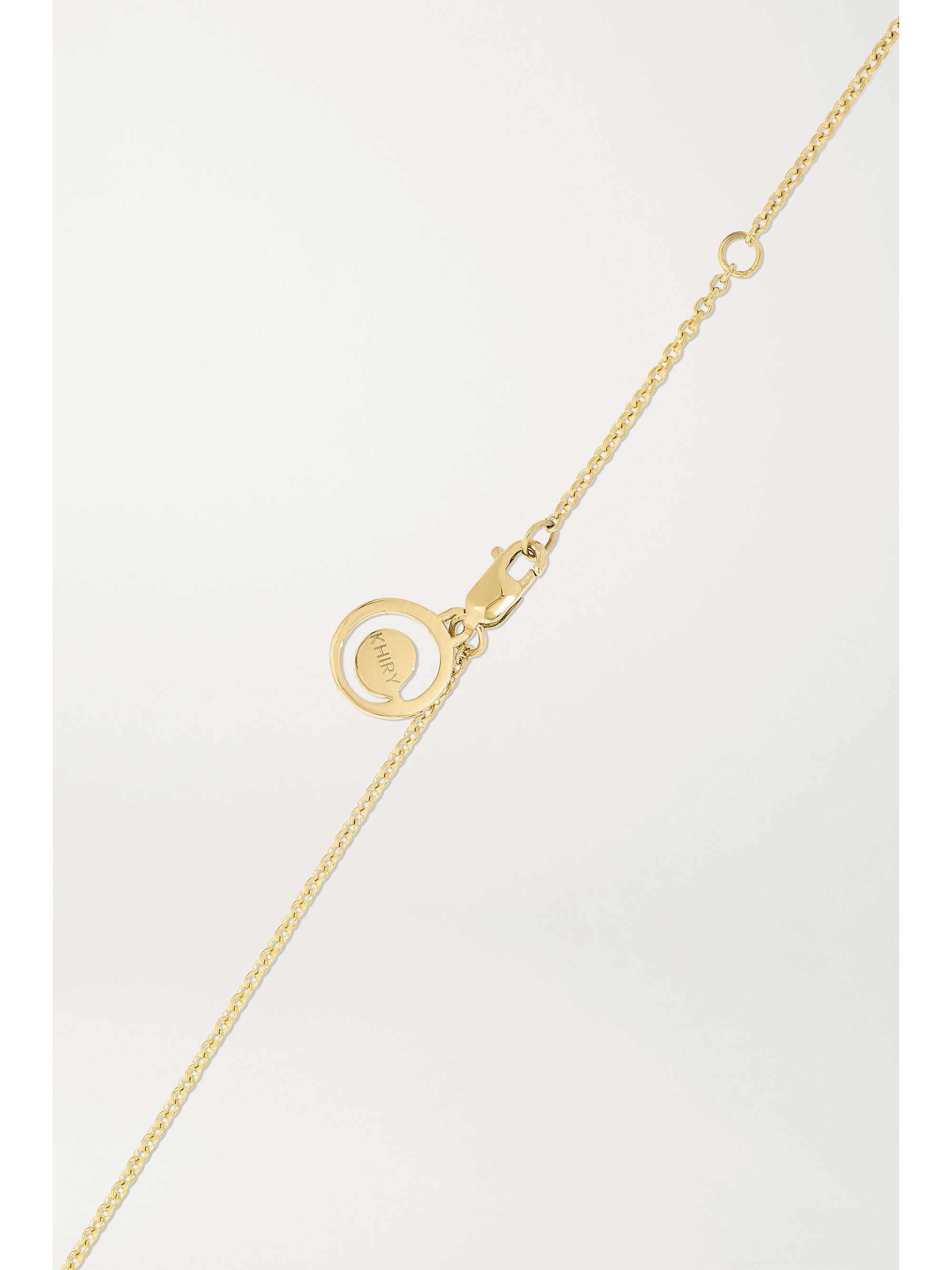 KHIRY FINE + The Vanguard Mini Khartoum 18-karat gold diamond necklace