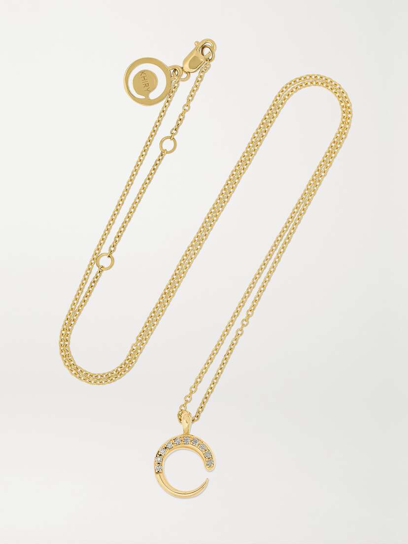 Khiry FINE + The Vanguard Mini Khartoum 18-karat Gold Diamond Necklace