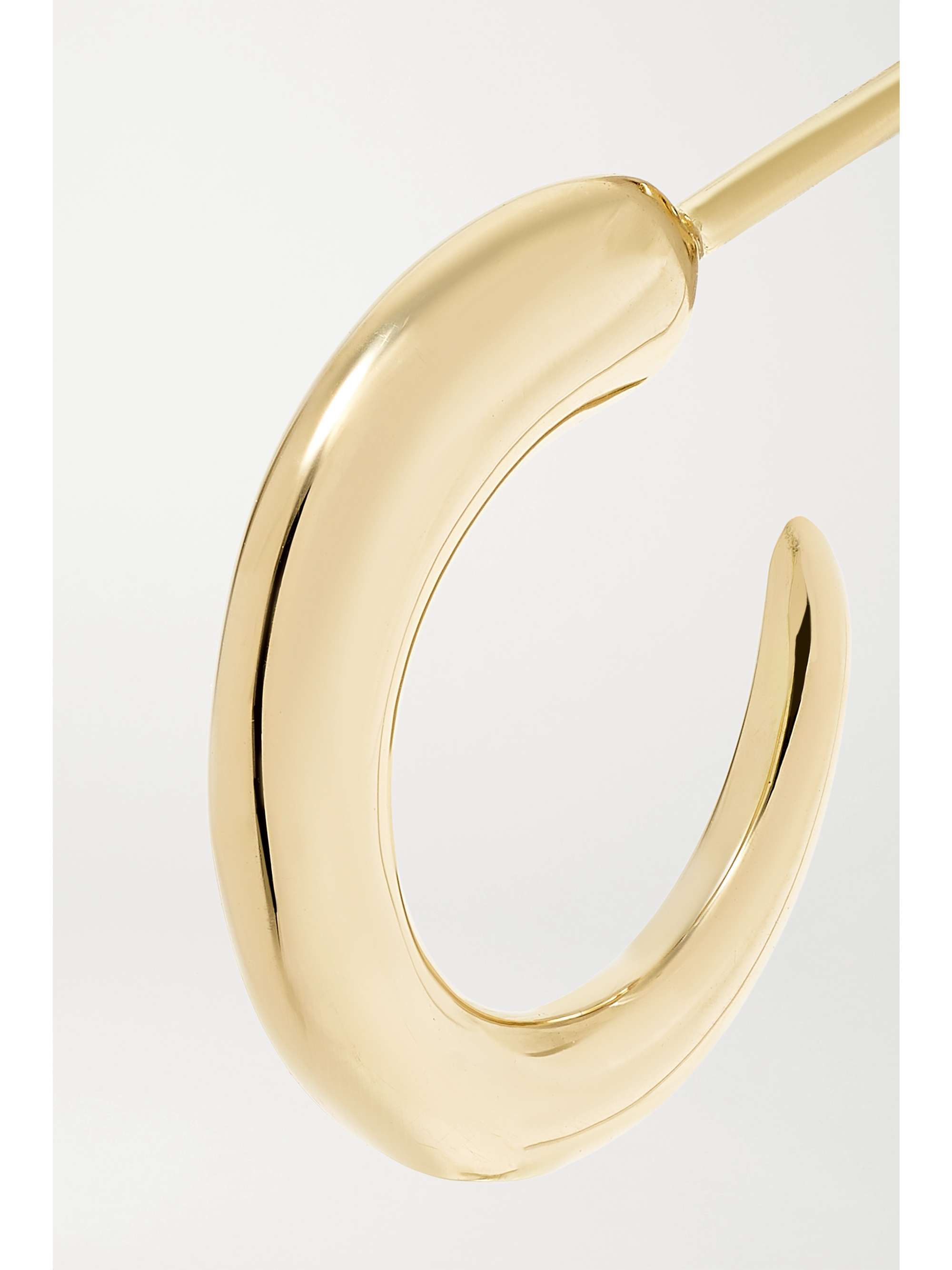 KHIRY FINE + The Vanguard Tiny Khartoum 18-karat gold hoop earrings