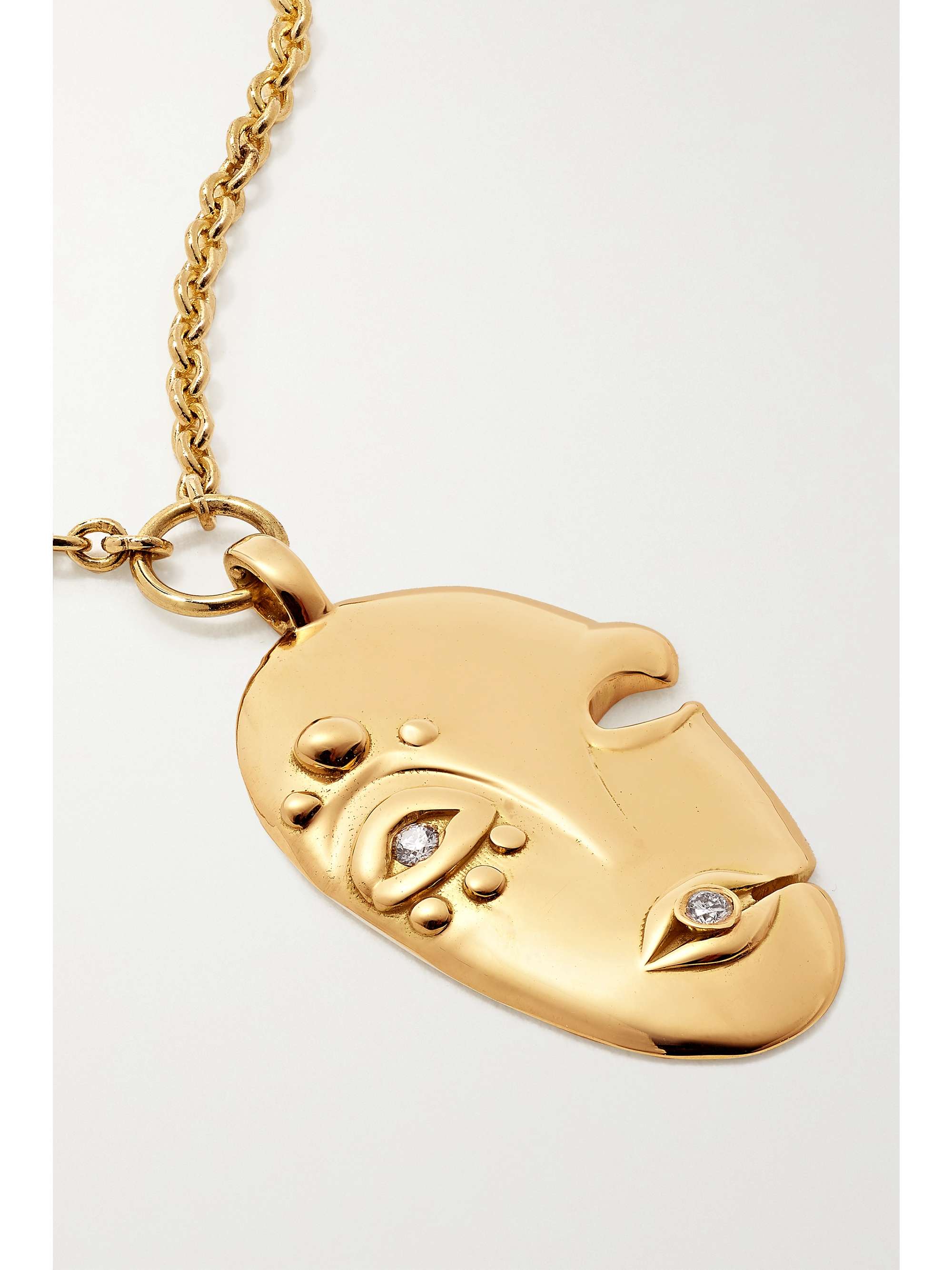 KHIRY FINE + The Vanguard Mask 18-karat gold diamond bracelet