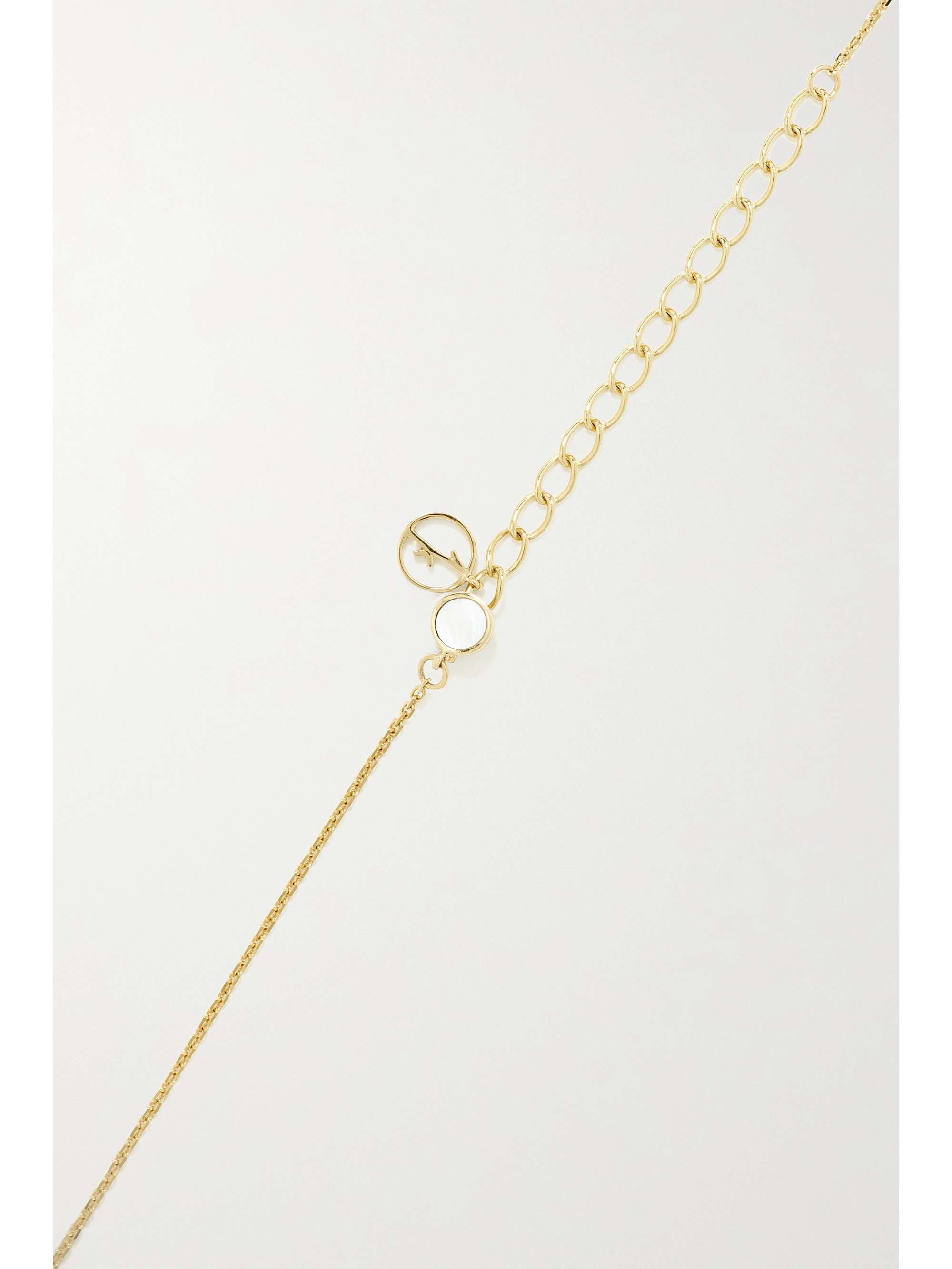 ANISSA KERMICHE Belle De Nuit 14-karat gold multi-stone choker