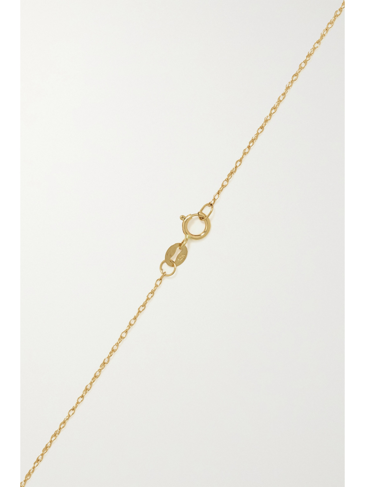 Shop Stone And Strand Initial 10-karat Gold Pearl Necklace