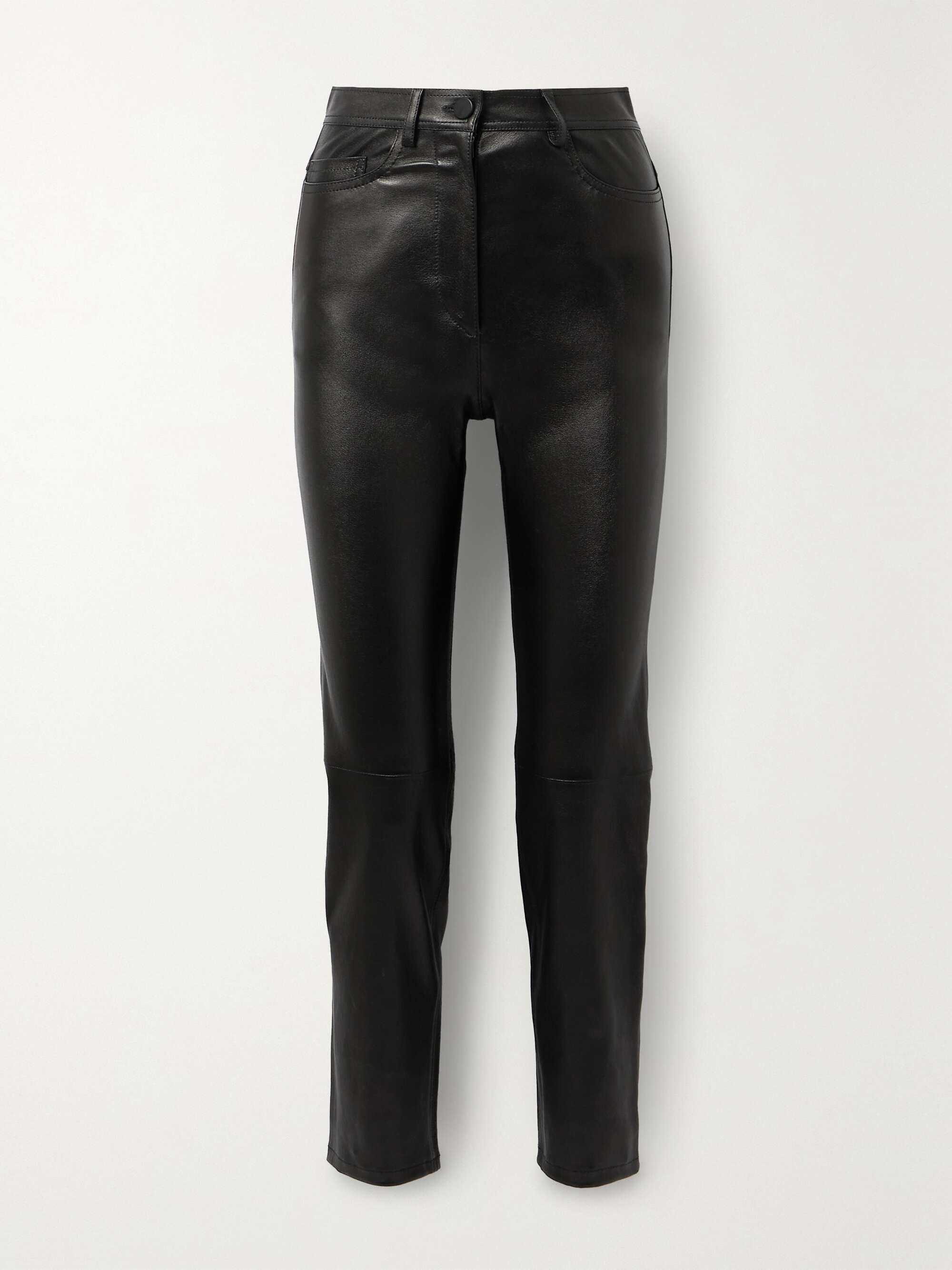 JOSEPH Teddy leather slim-leg pants | NET-A-PORTER JOSEPH Teddy leather slim-leg pants | NET-A-PORTER
