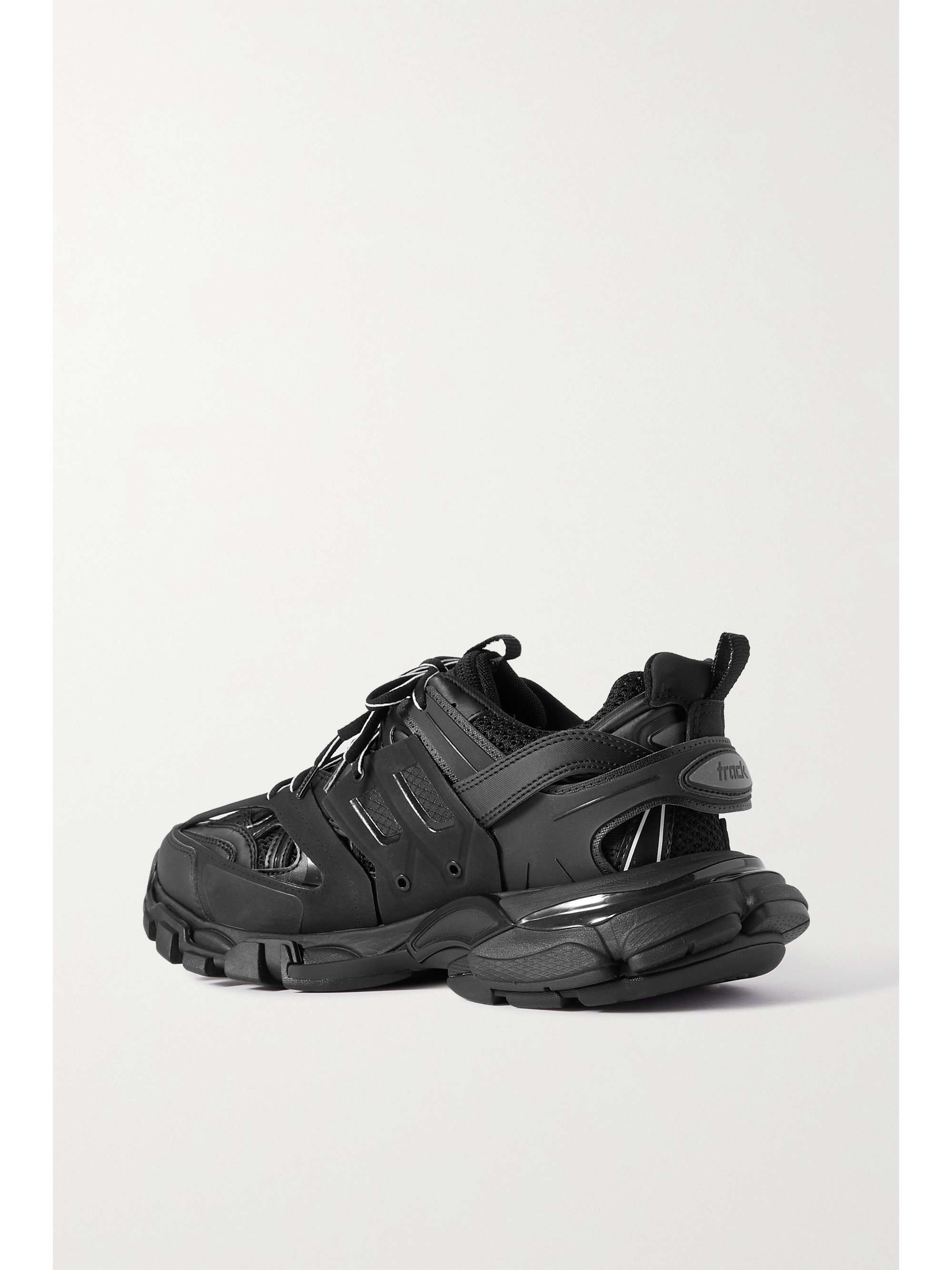 BALENCIAGA Track logo-detailed recycled mesh and rubber sneakers