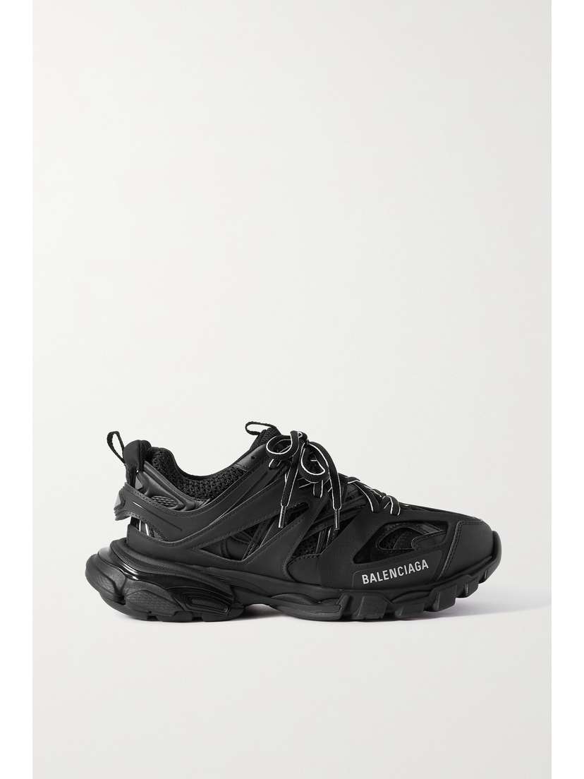 Balenciaga Track Logo-detailed Mesh And Rubber Sneakers