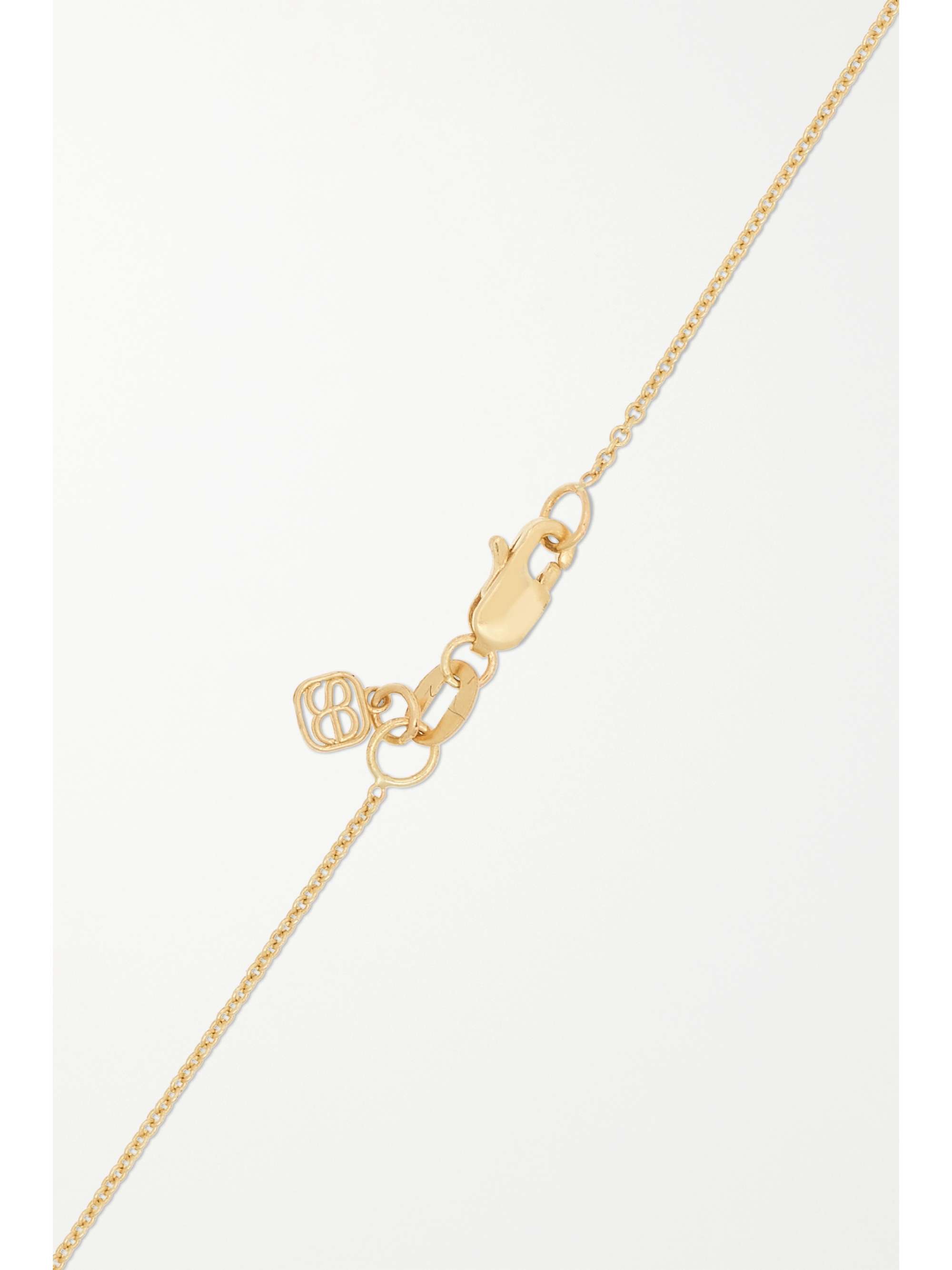 SYDNEY EVAN Grateful 14-karat gold diamond necklace