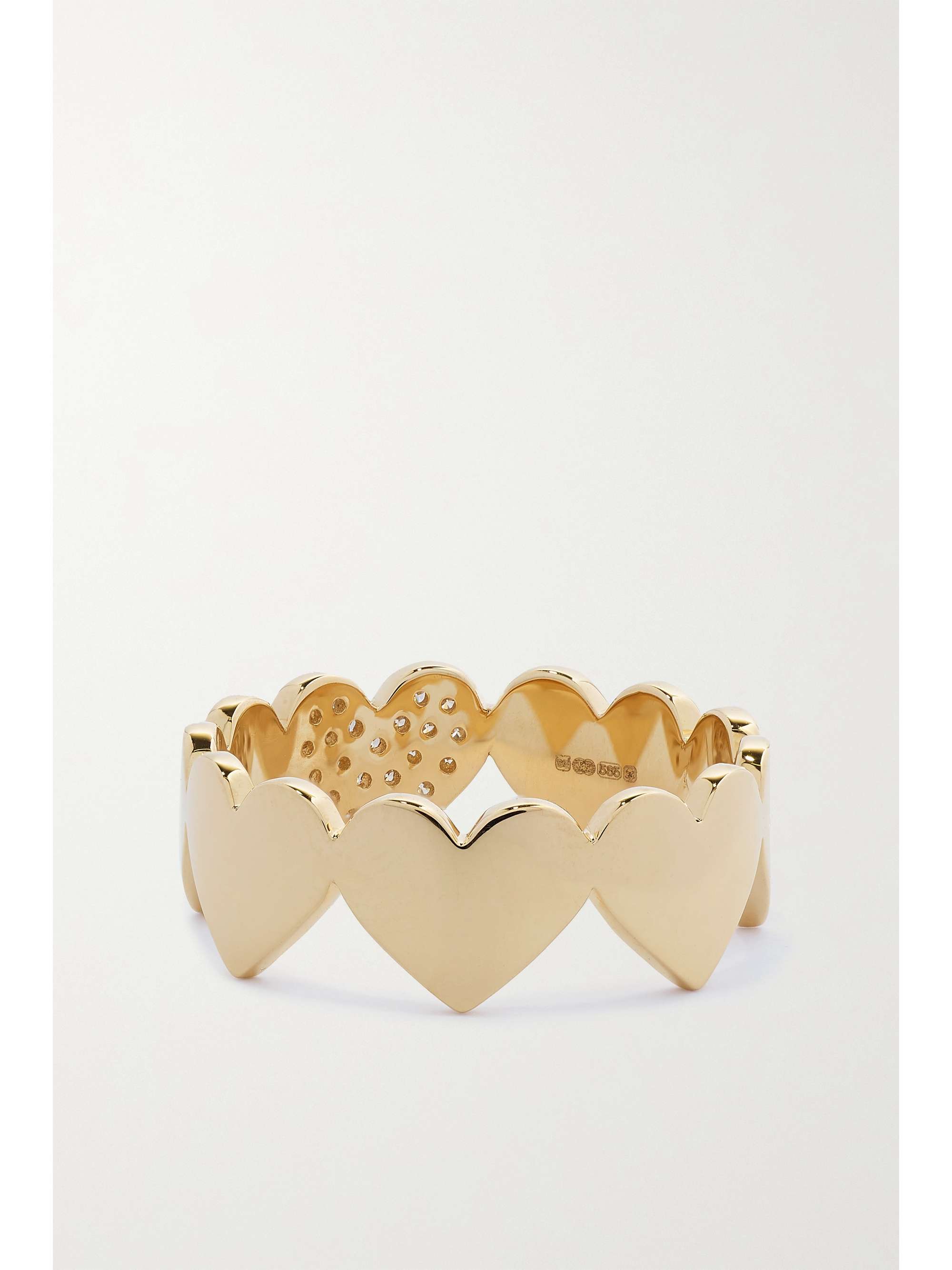 SYDNEY EVAN 14-karat gold diamond ring
