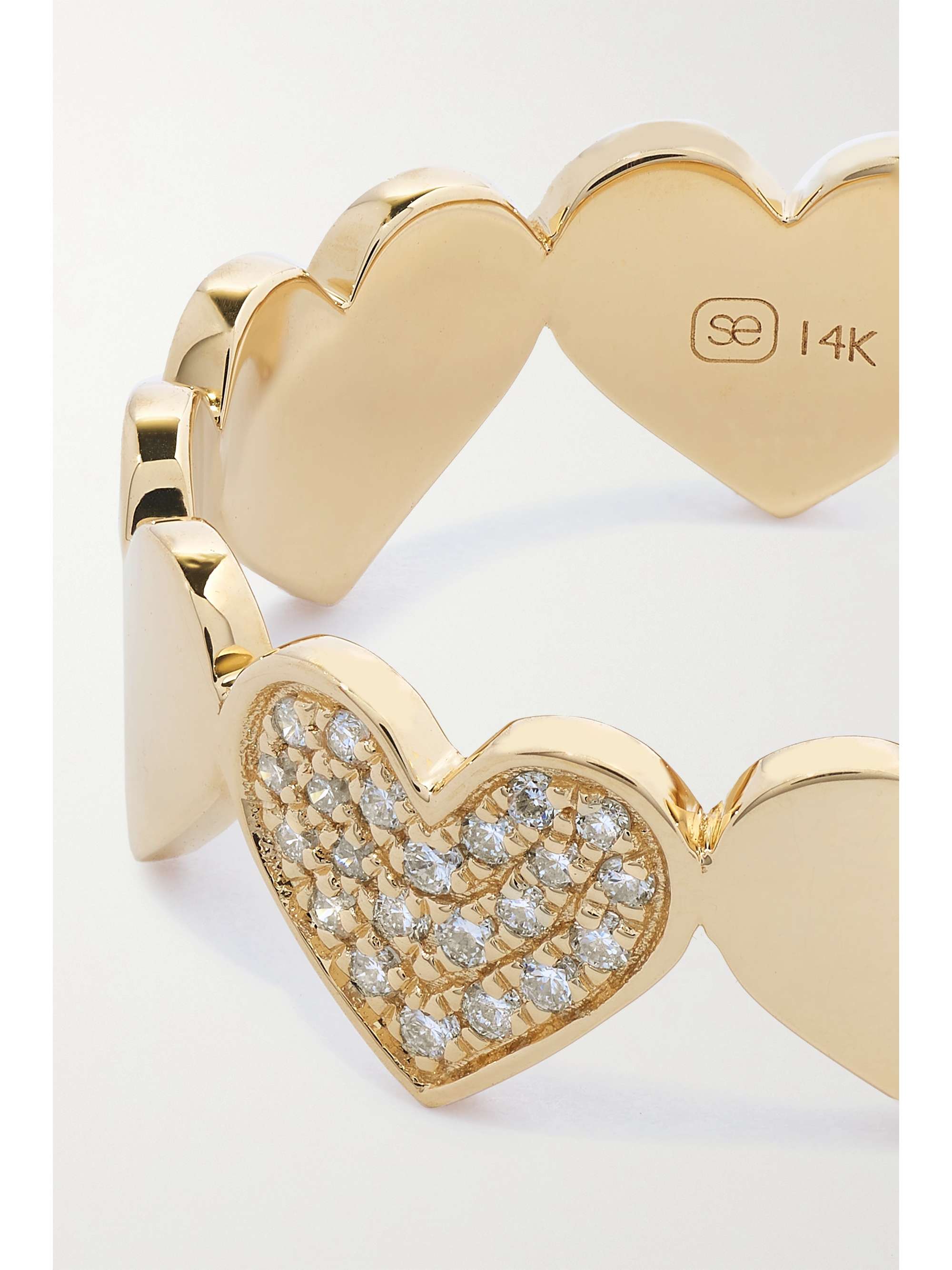 SYDNEY EVAN 14-karat gold diamond ring