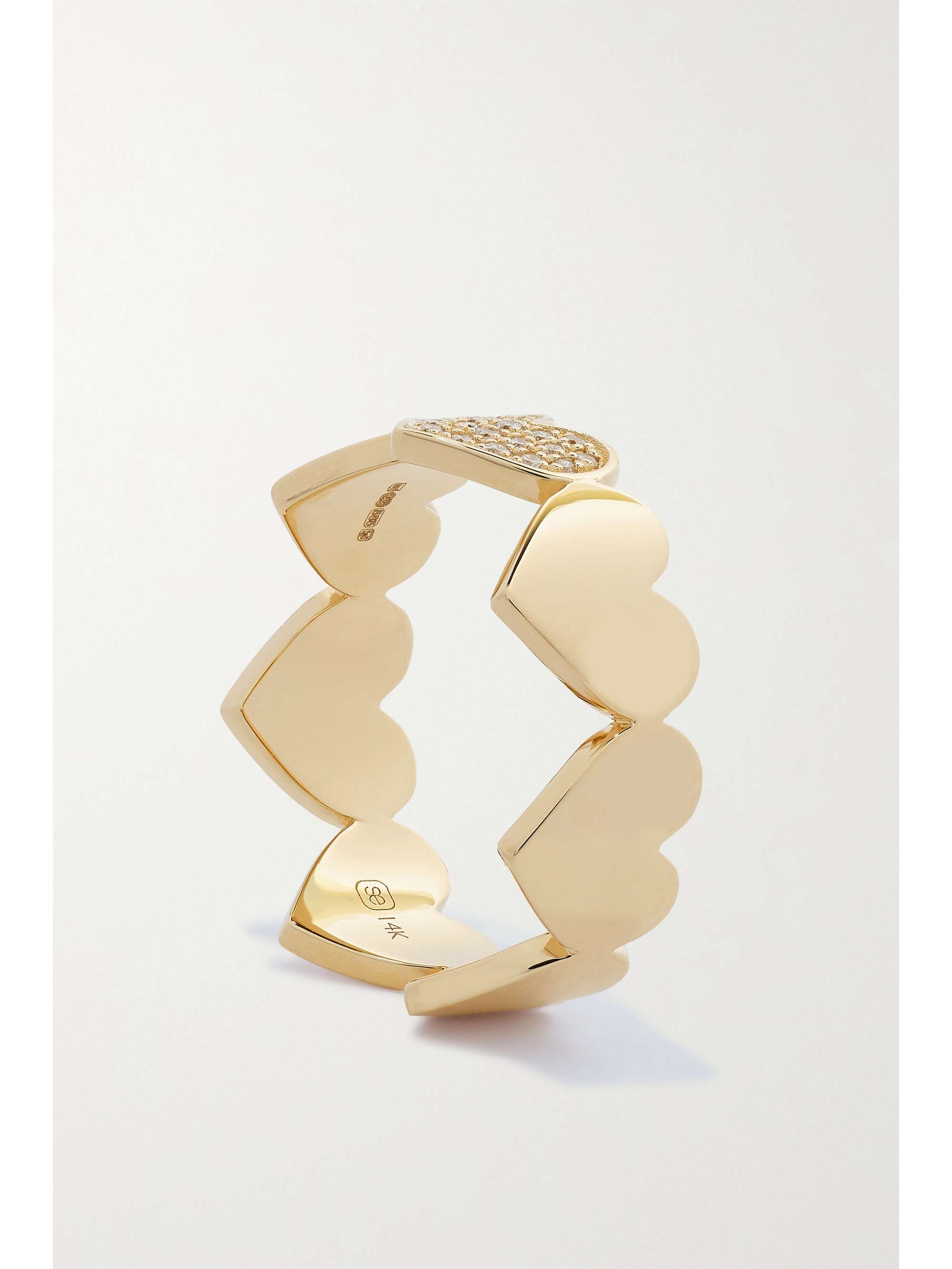 SYDNEY EVAN 14-karat gold diamond ring