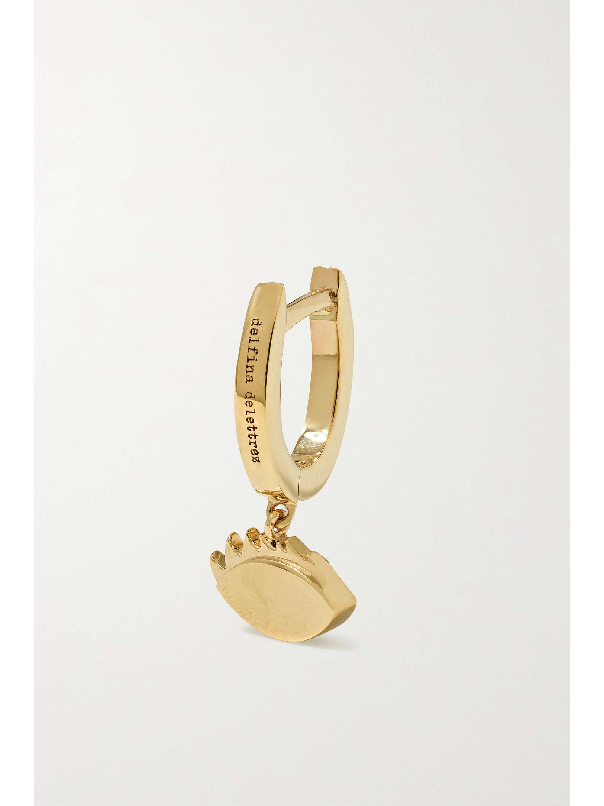 DELFINA DELETTREZ 18-karat gold emerald earring