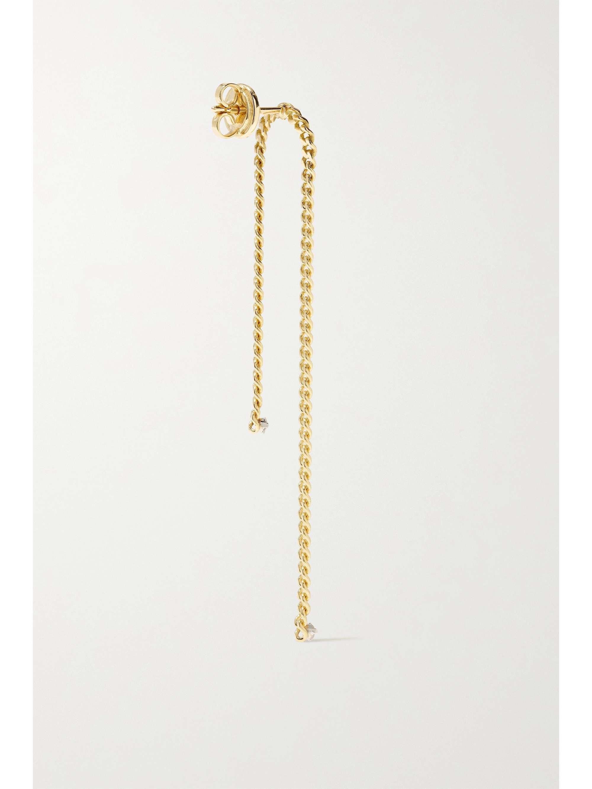 DELFINA DELETTREZ 18-karat gold diamond earrings