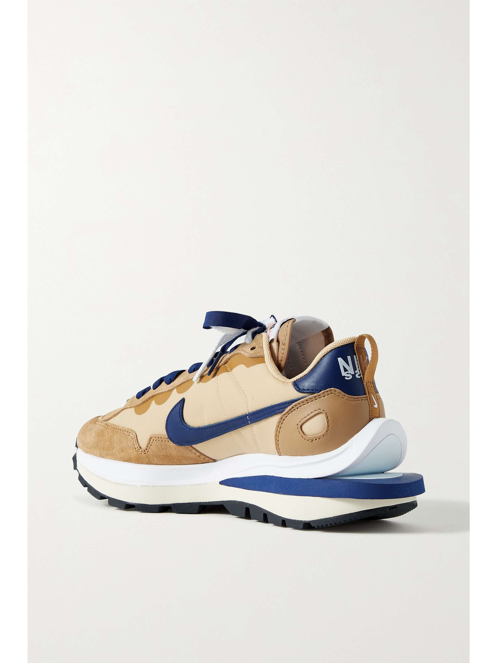 NIKE + Sacai VaporWaffle shell, and |