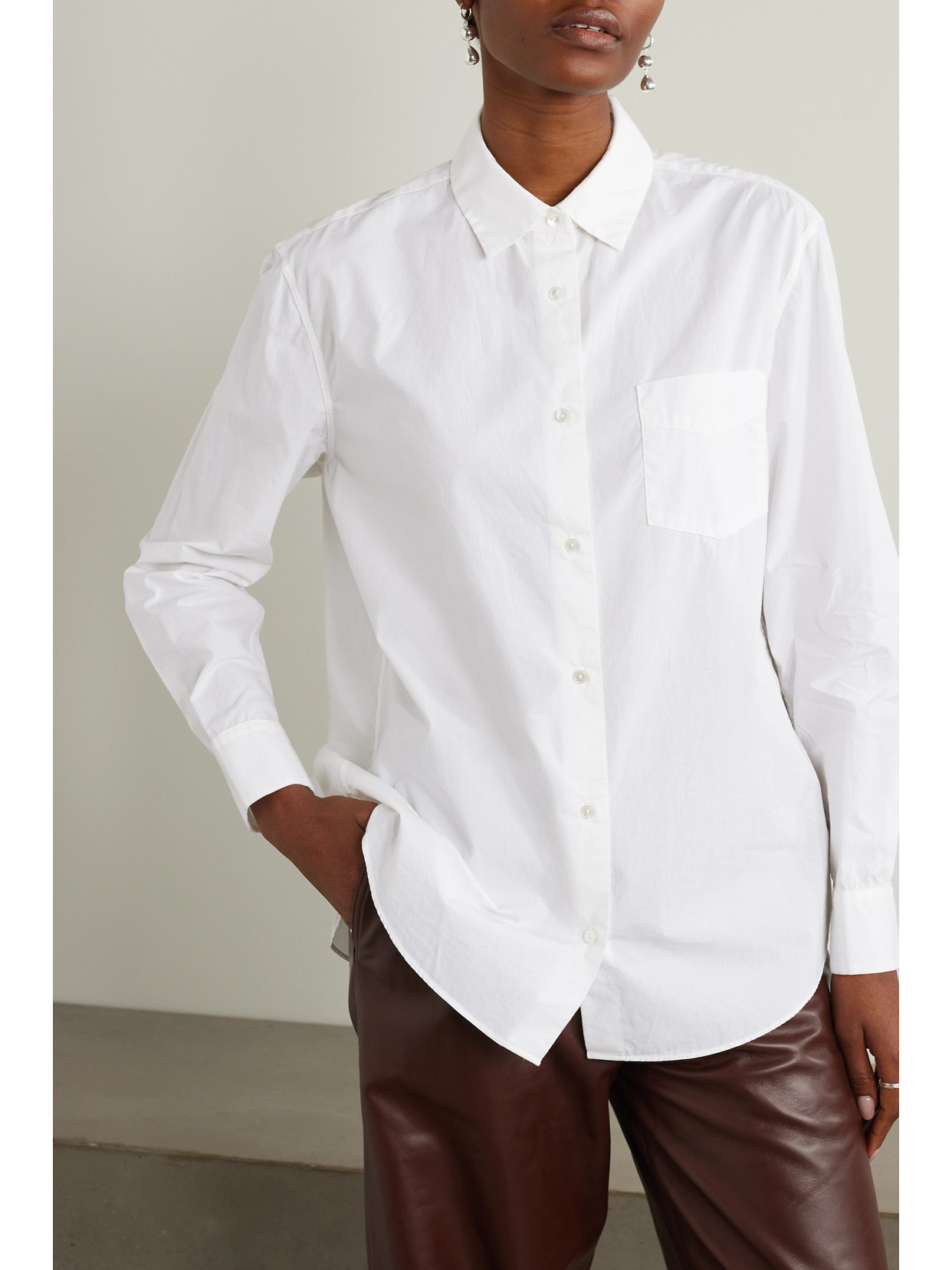 Kristen Cotton-Poplin Shirt