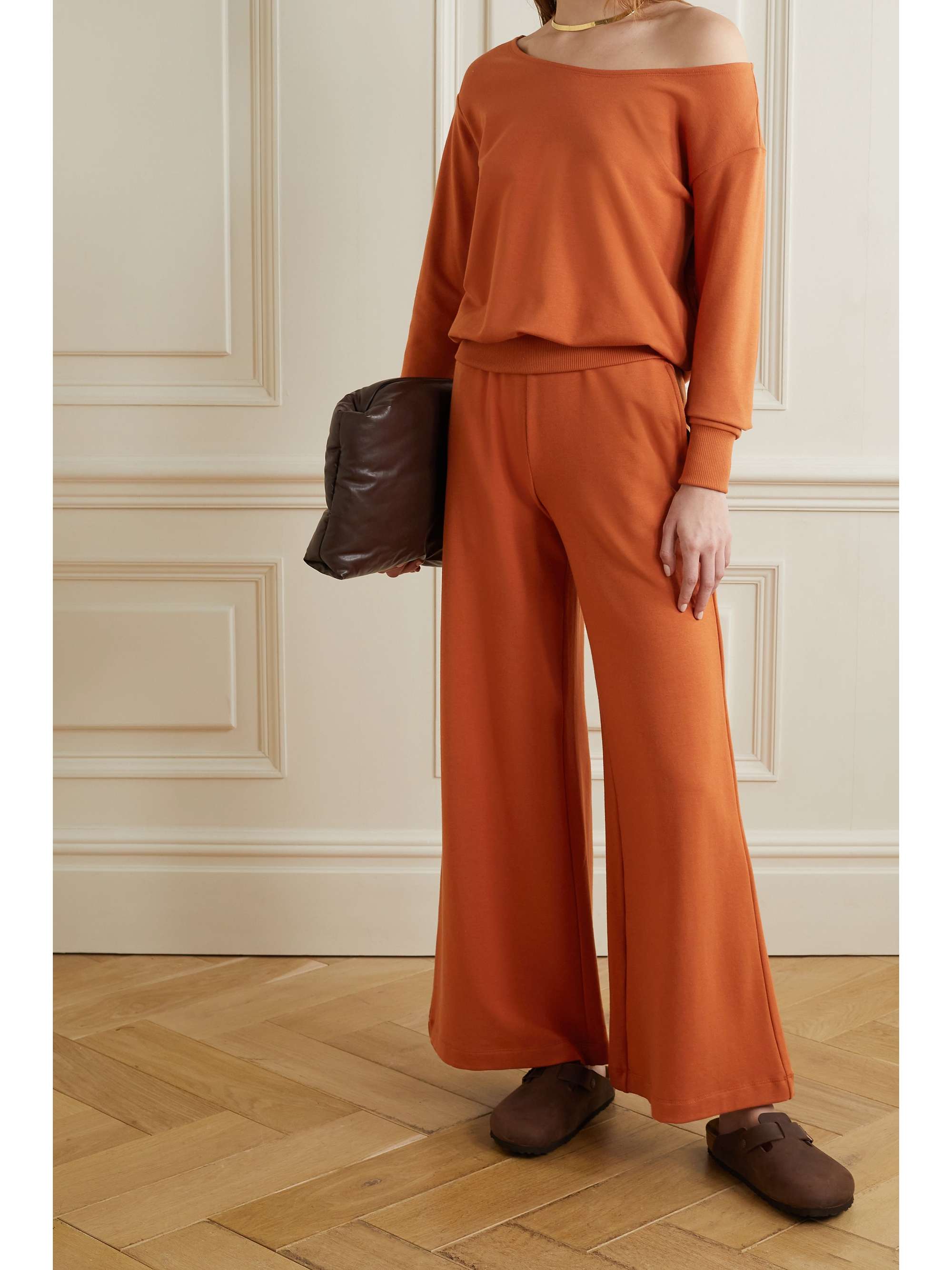 modal wide leg pants
