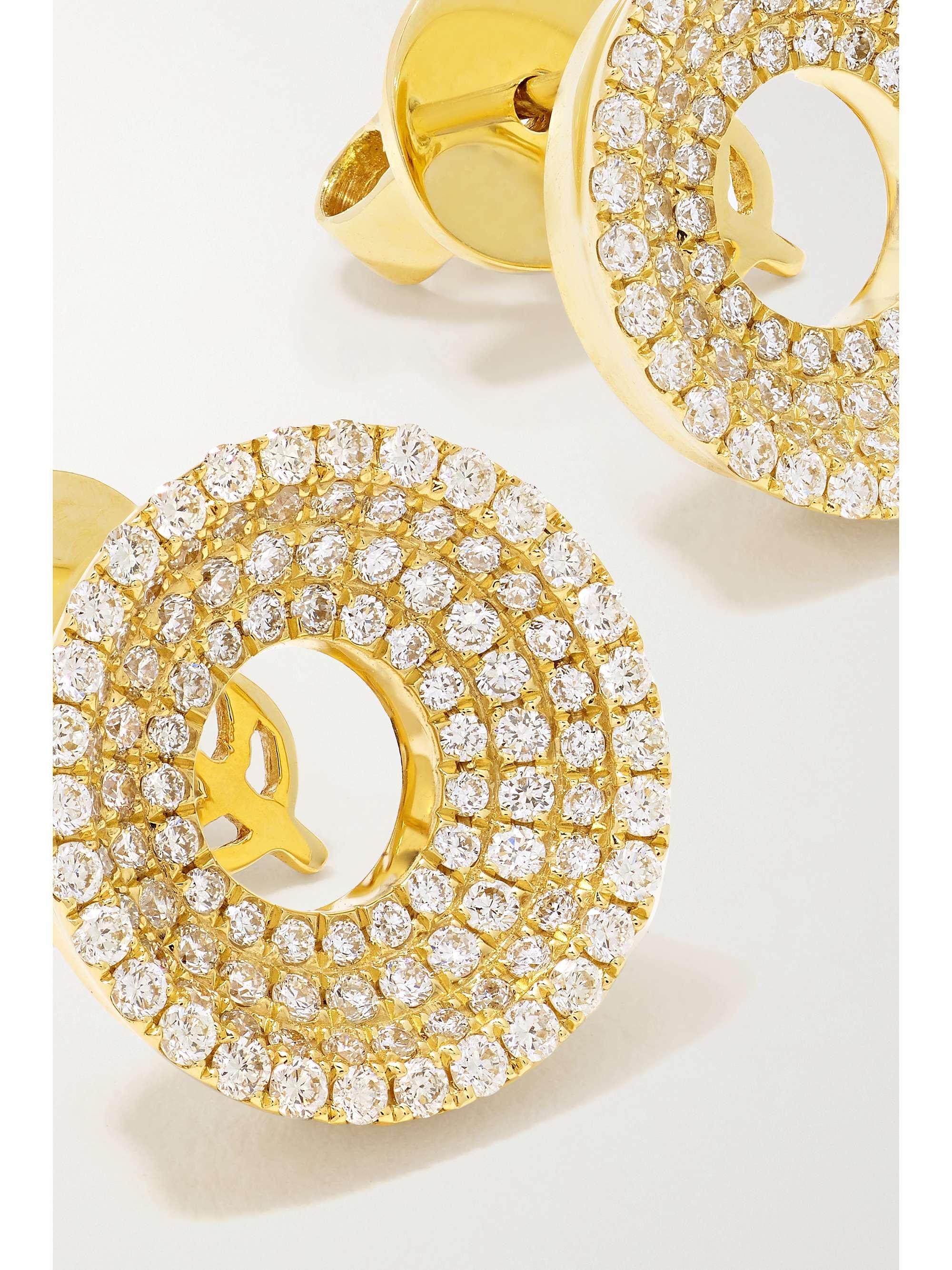 STATE PROPERTY Drew 18-karat gold diamond earrings