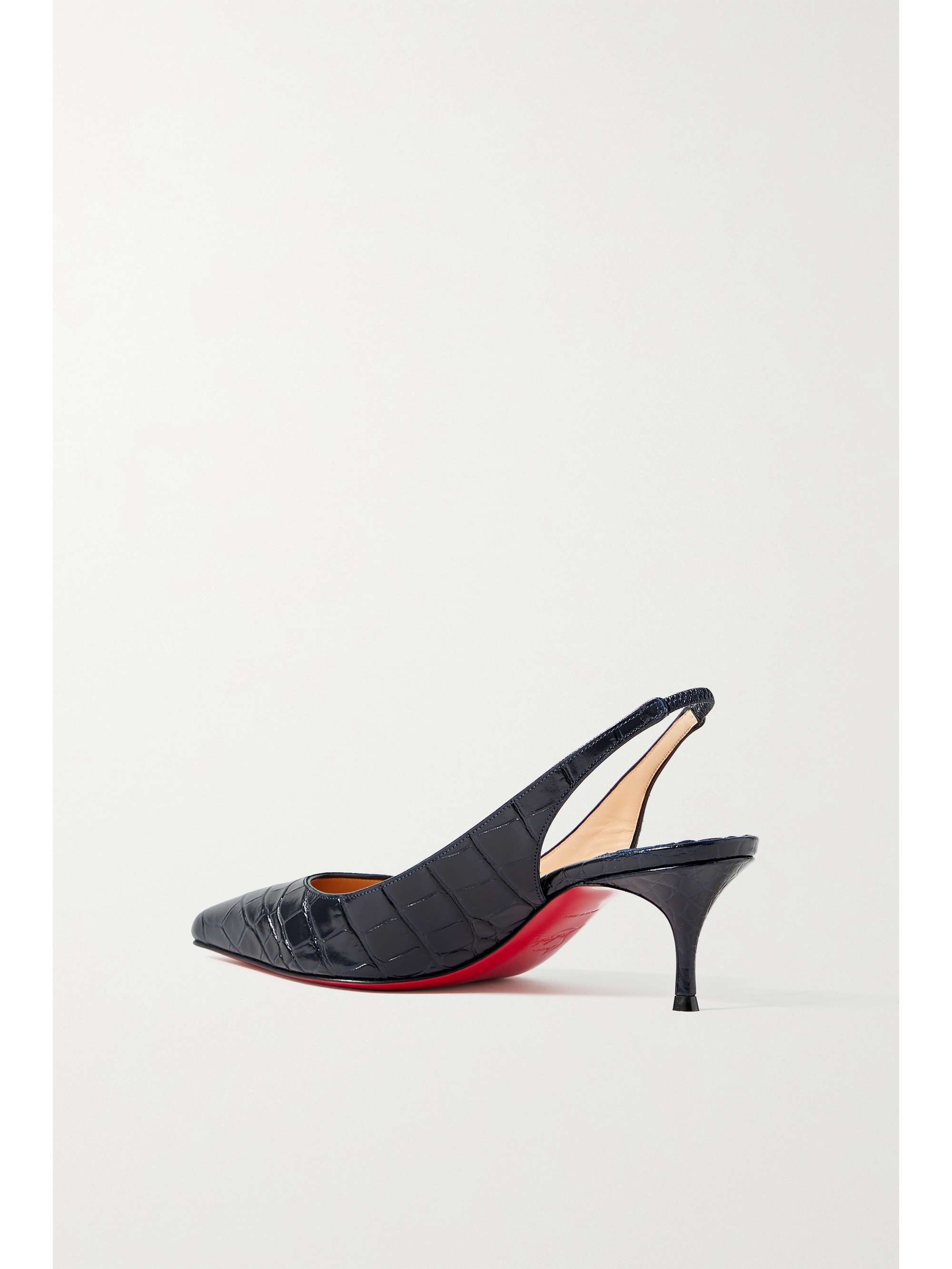 viola 55 leather slingback pumps