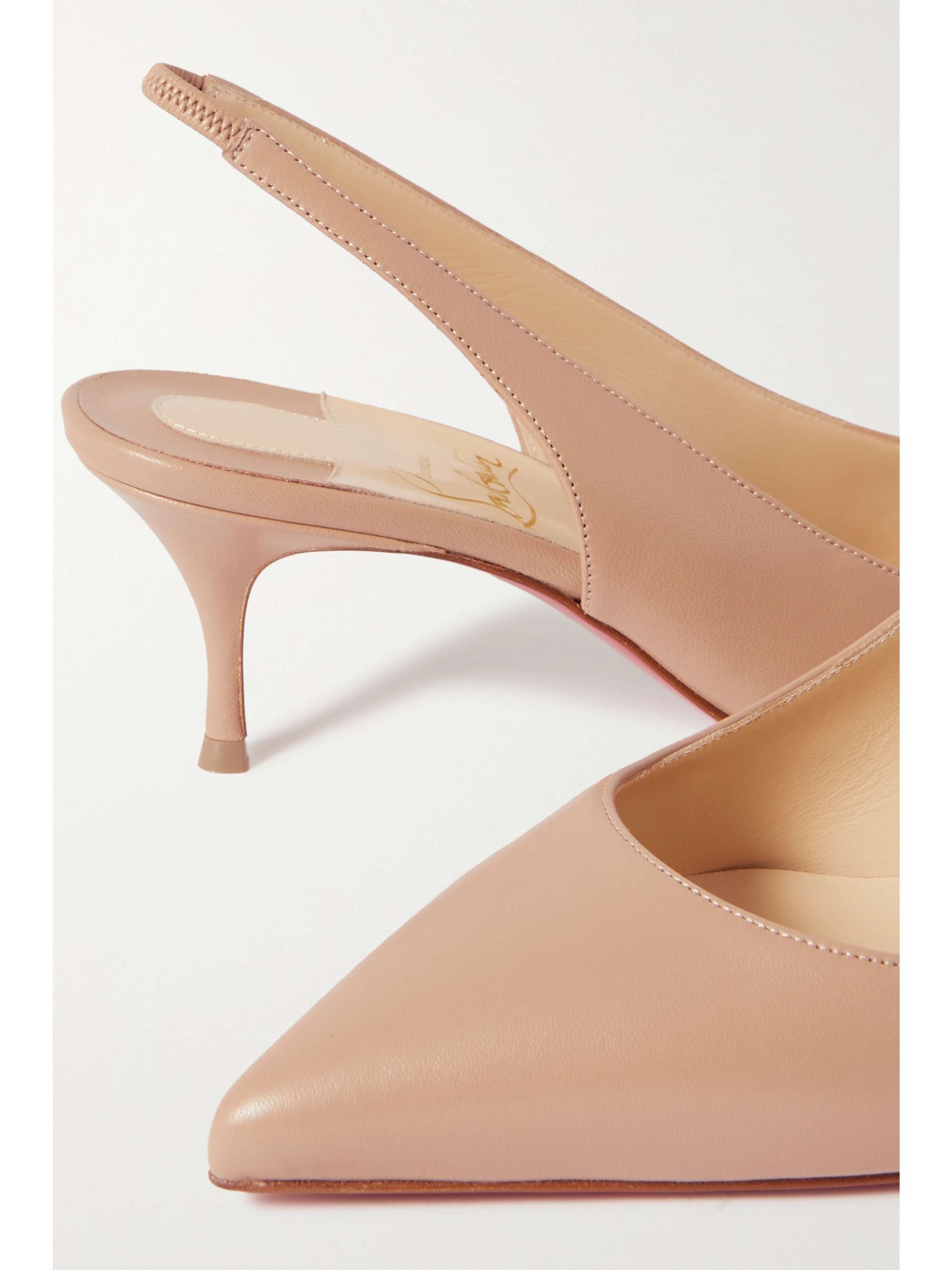 CHRISTIAN LOUBOUTIN Kate 55 Slingback-Pumps aus Leder
