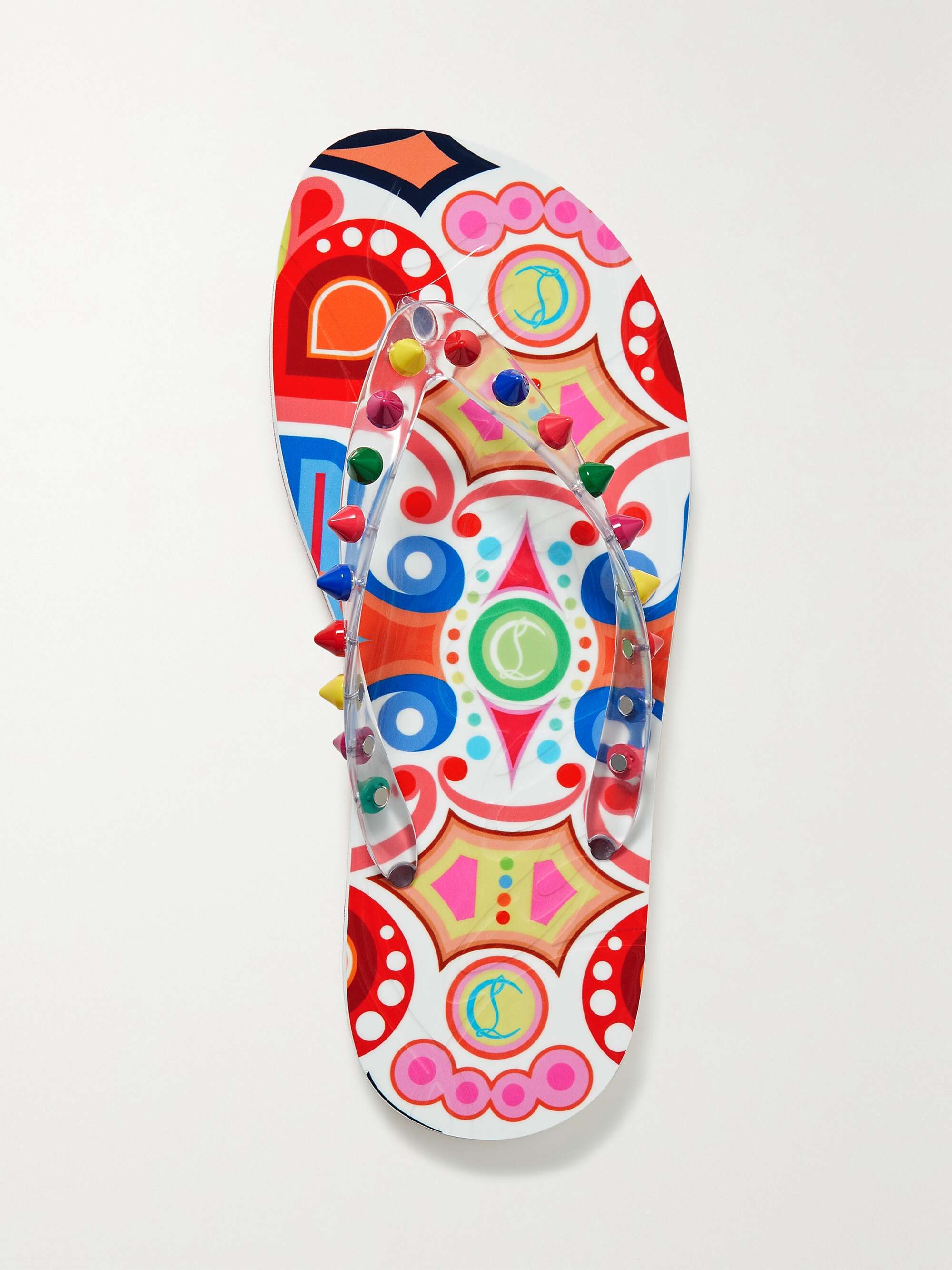 Christian Louboutin Loubi Flip Flops