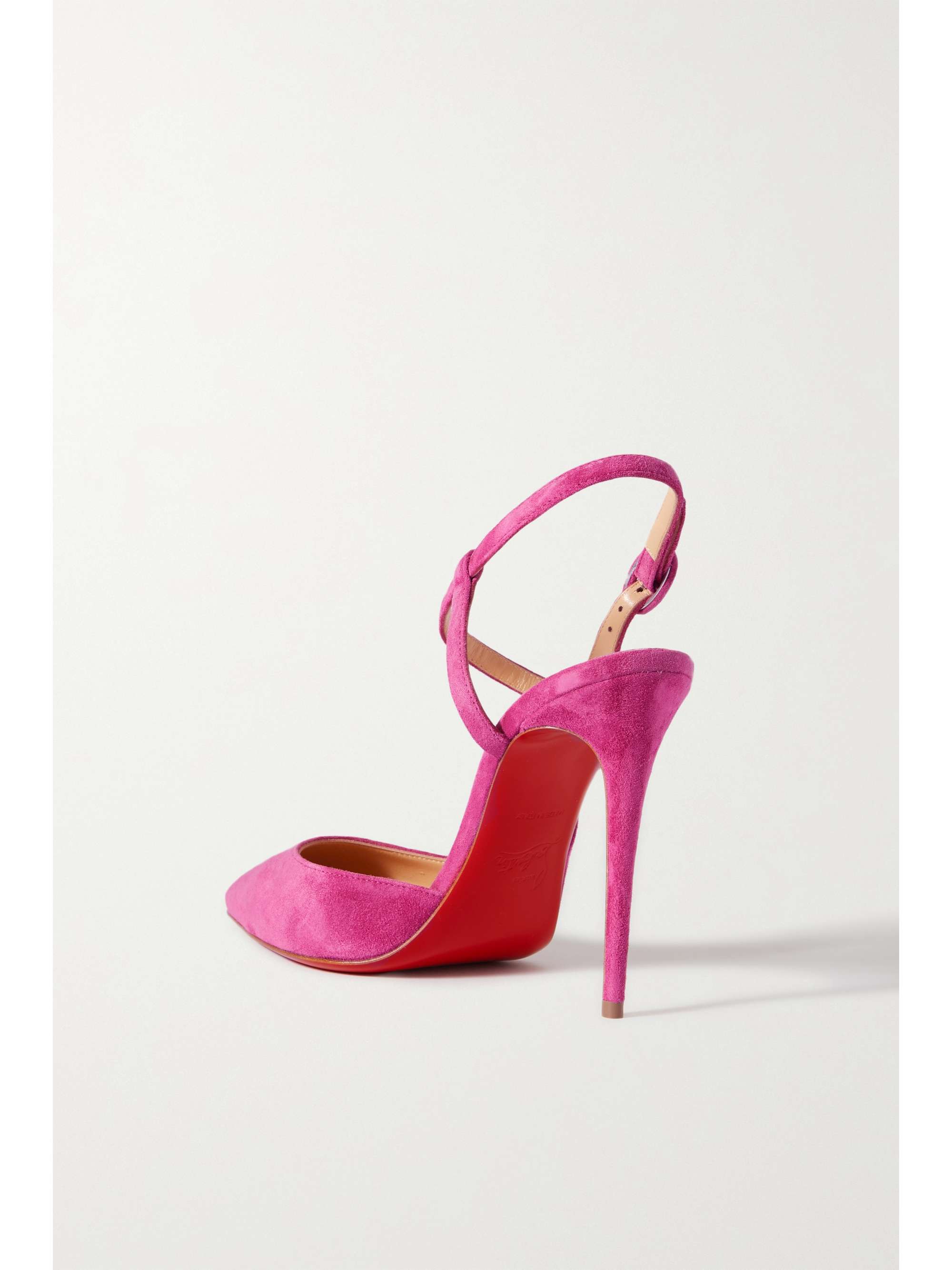 pink ankle strap pumps