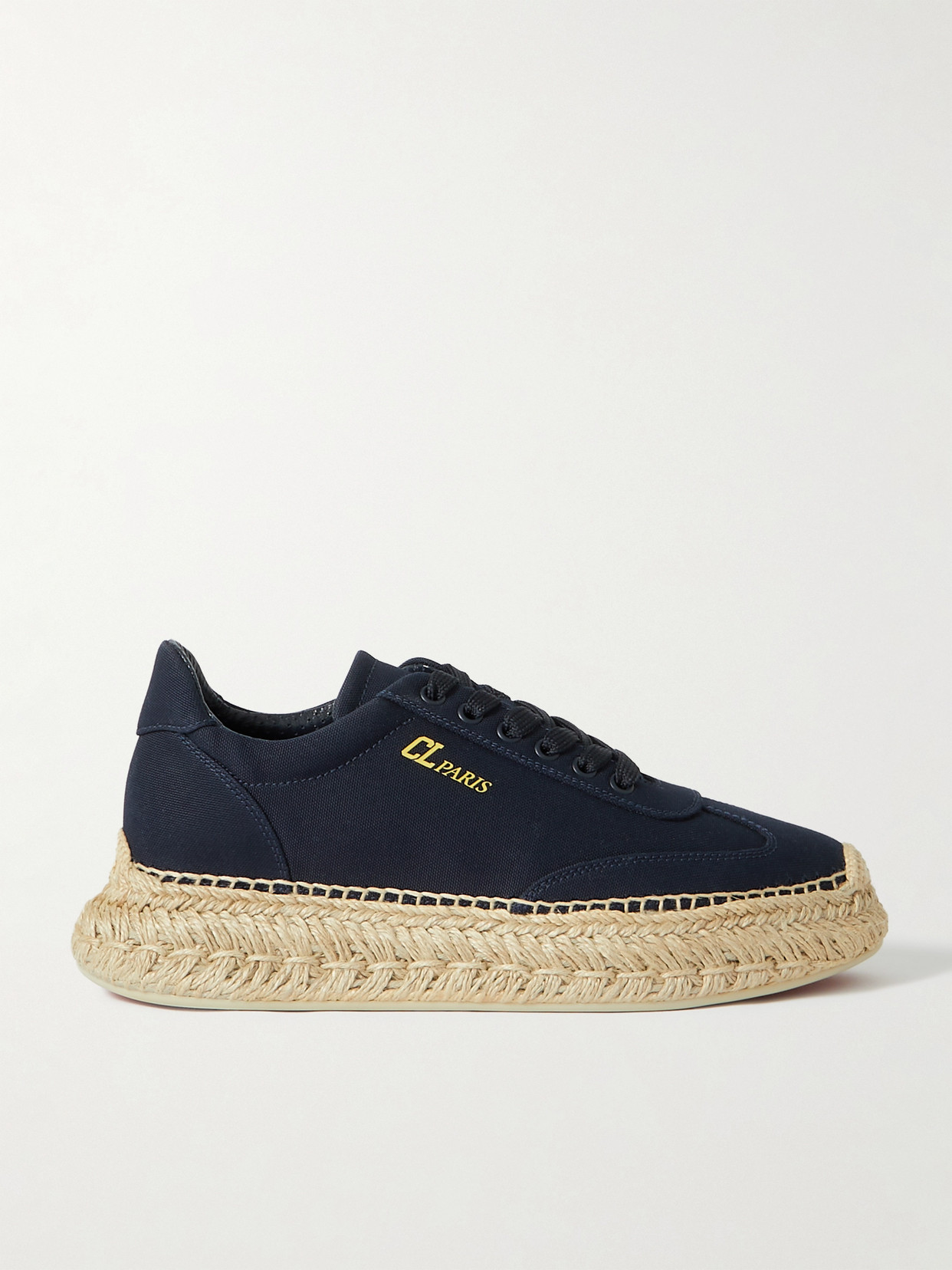 CHRISTIAN LOUBOUTIN ESPASNEAK CANVAS ESPADRILLE SNEAKERS