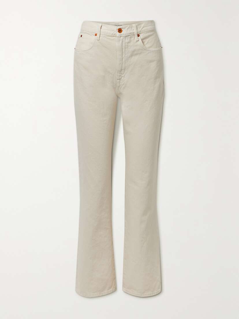 SLVRLAKE London High-rise Straight-leg Organic Jeans
