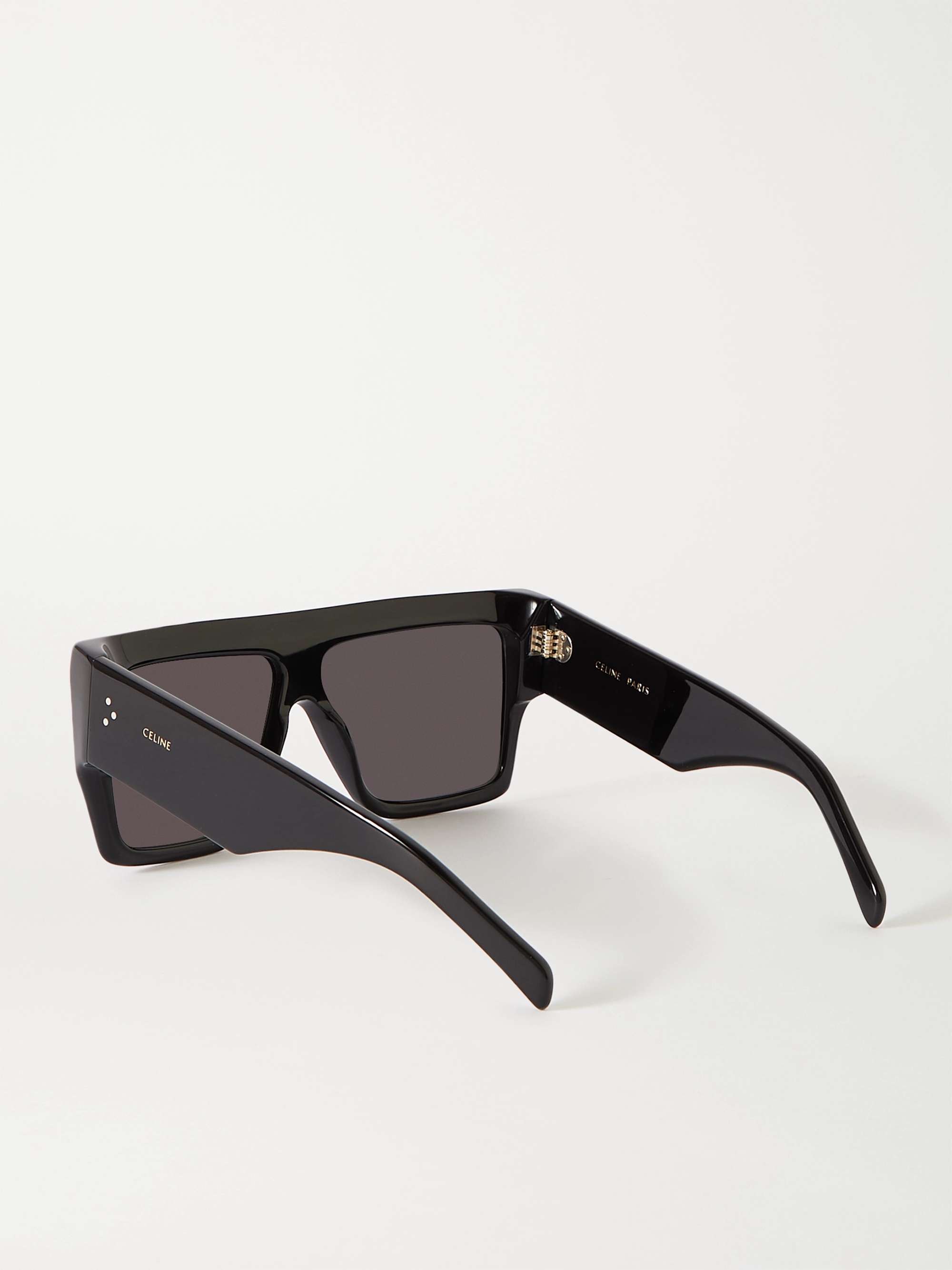 CELINE EYEWEAR Oversized D-frame acetate sunglasses