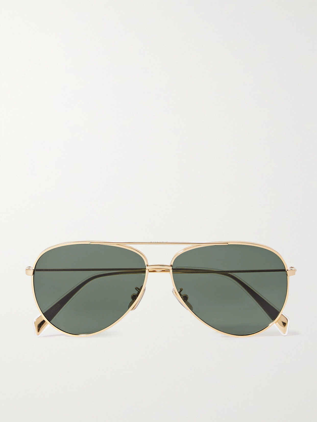 CELINE Eyewear - Aviator-style Gold-tone Sunglasses - One size