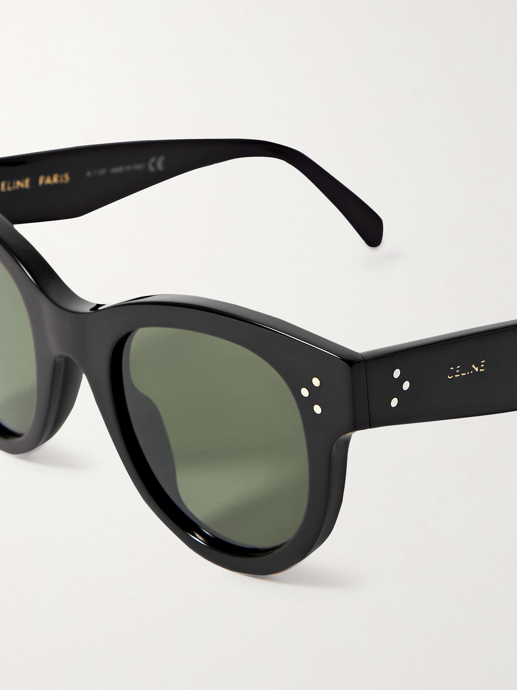 CELINE EYEWEAR Round-frame acetate sunglasses