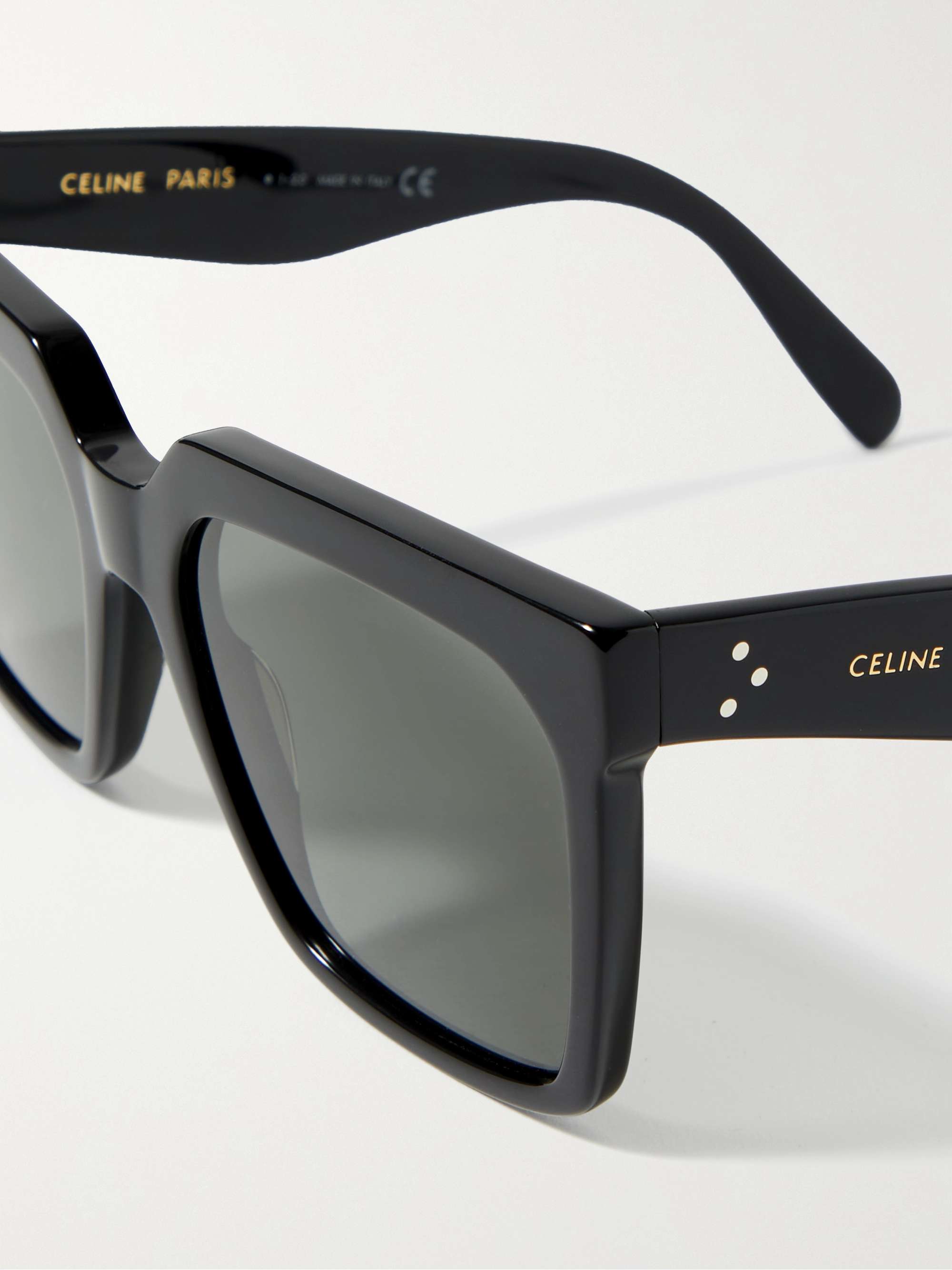 Black Square Oversized Frame Sunglasses